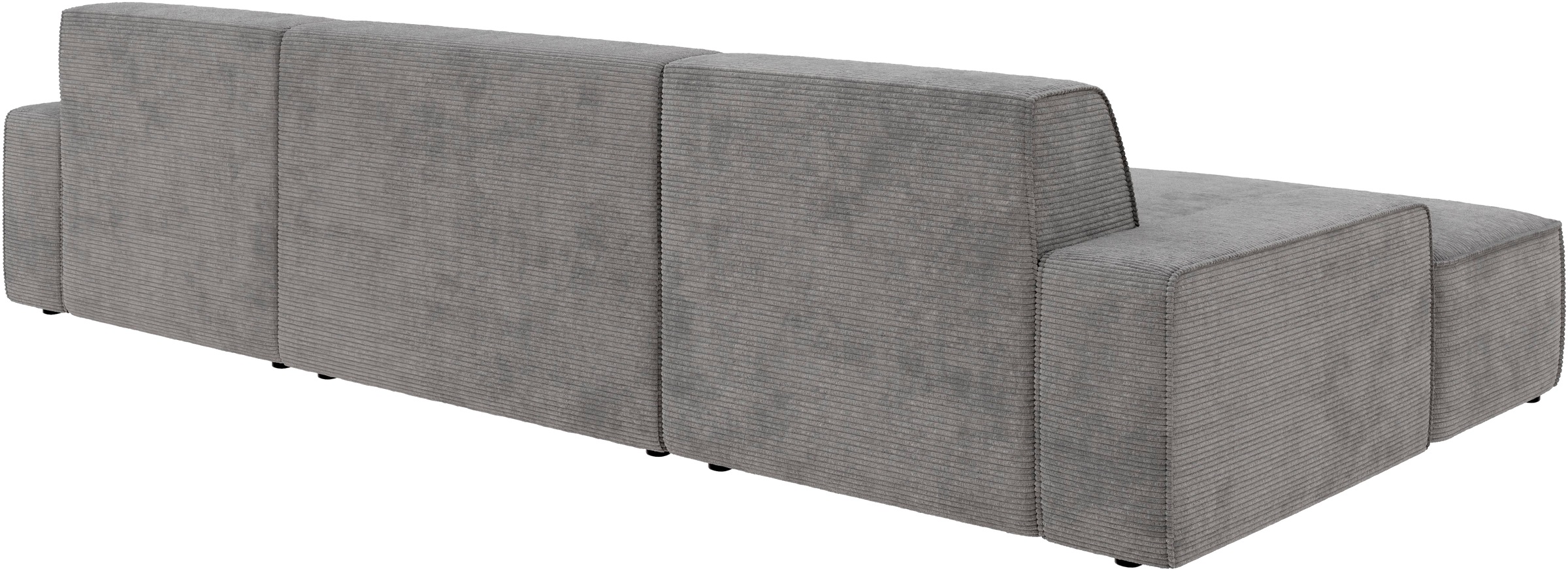 TRENDMANUFAKTUR Wohnlandschaft »Graz, wahlweise mit Sitzvorschub und Bettkasten, U-Form, Breite 329 cm«, in Cord-, haustierfreundlichem LEO Struktur- oder LUMOS-3D-Bezug
