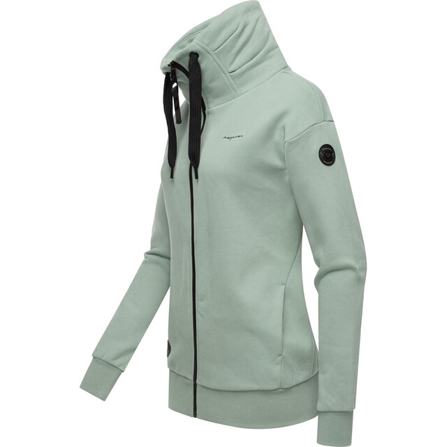 bestellen BAUR »Shocky«, Kapuzensweatjacke Sweatjacke Kordeln | mit Damen sportliche Ragwear