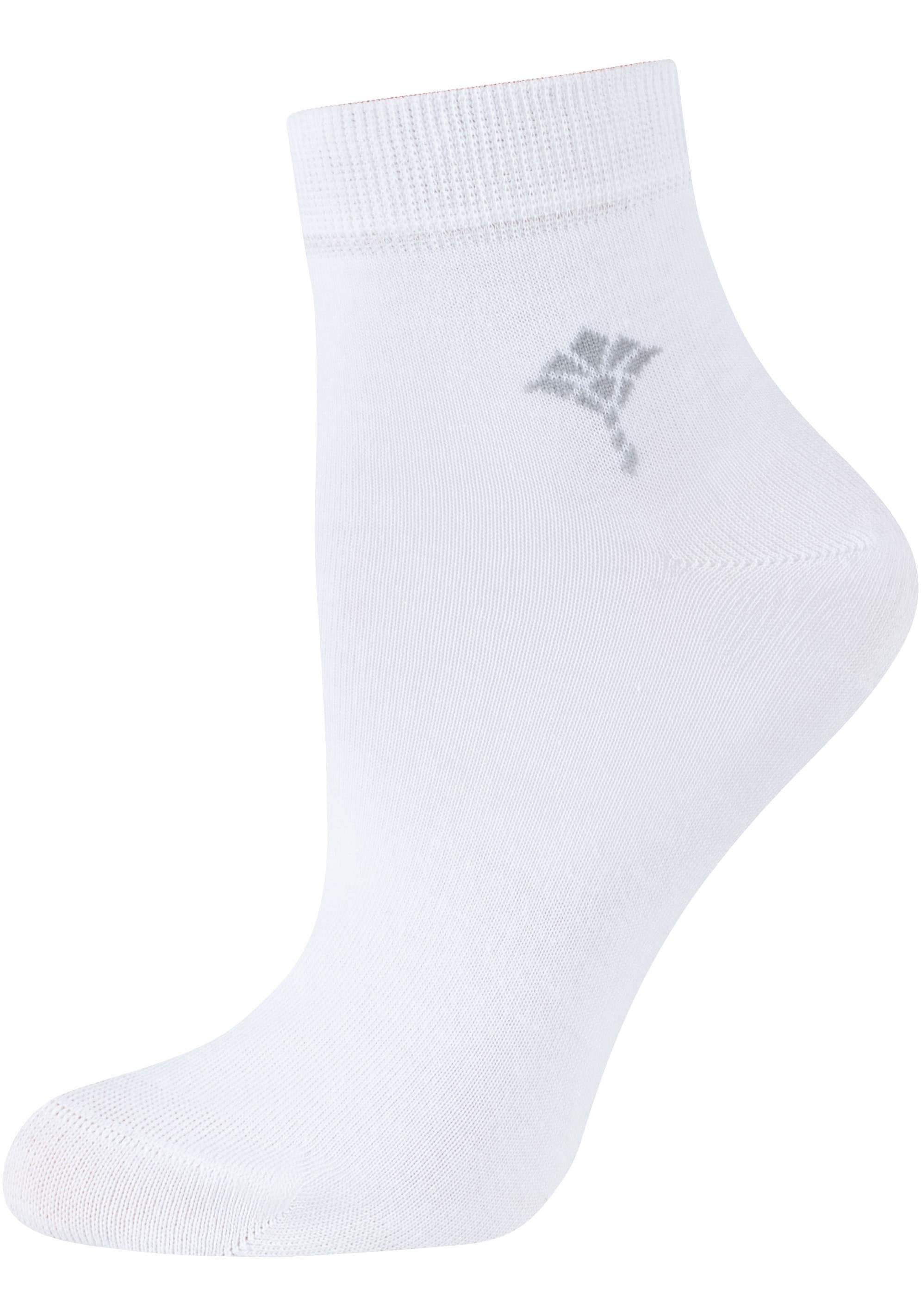 JOOP! Kurzsocken »for your daily glam«, (4 Paar), mit weichem Fußbett