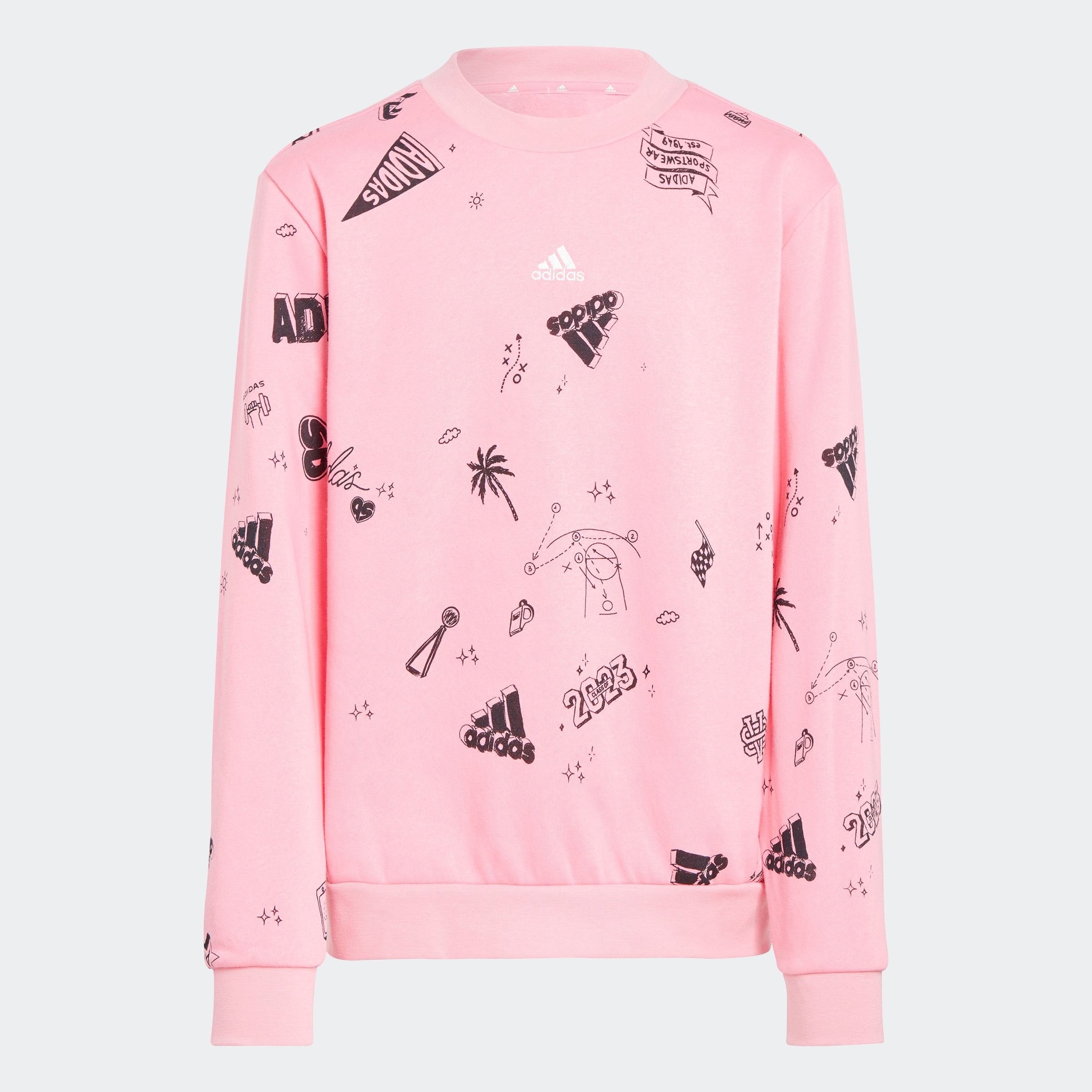 adidas Sportswear Sweatshirt »BRAND LOVE ALLOVER PRINT KIDS«