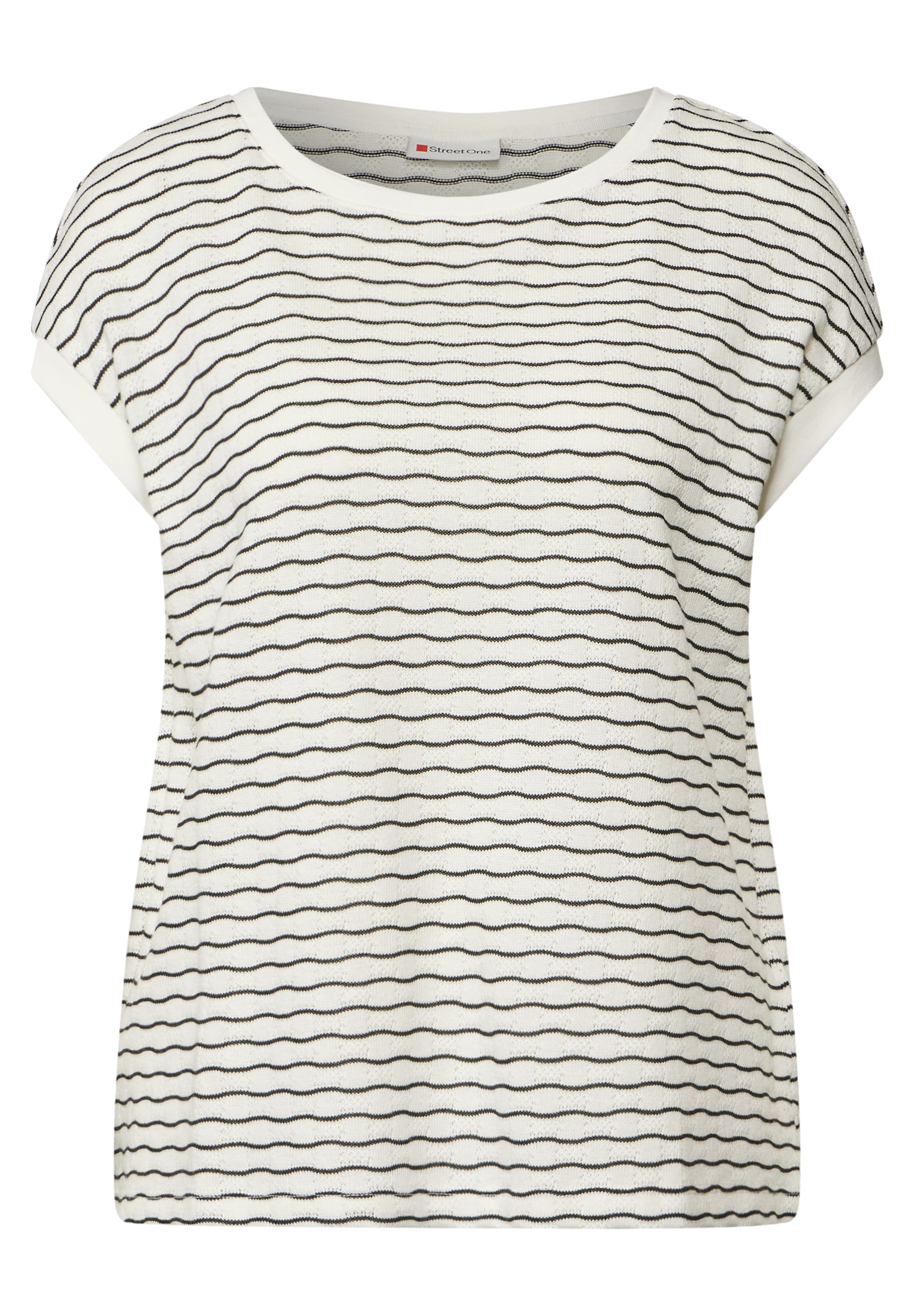 STREET ONE Shirttop, mit Streifen Muster