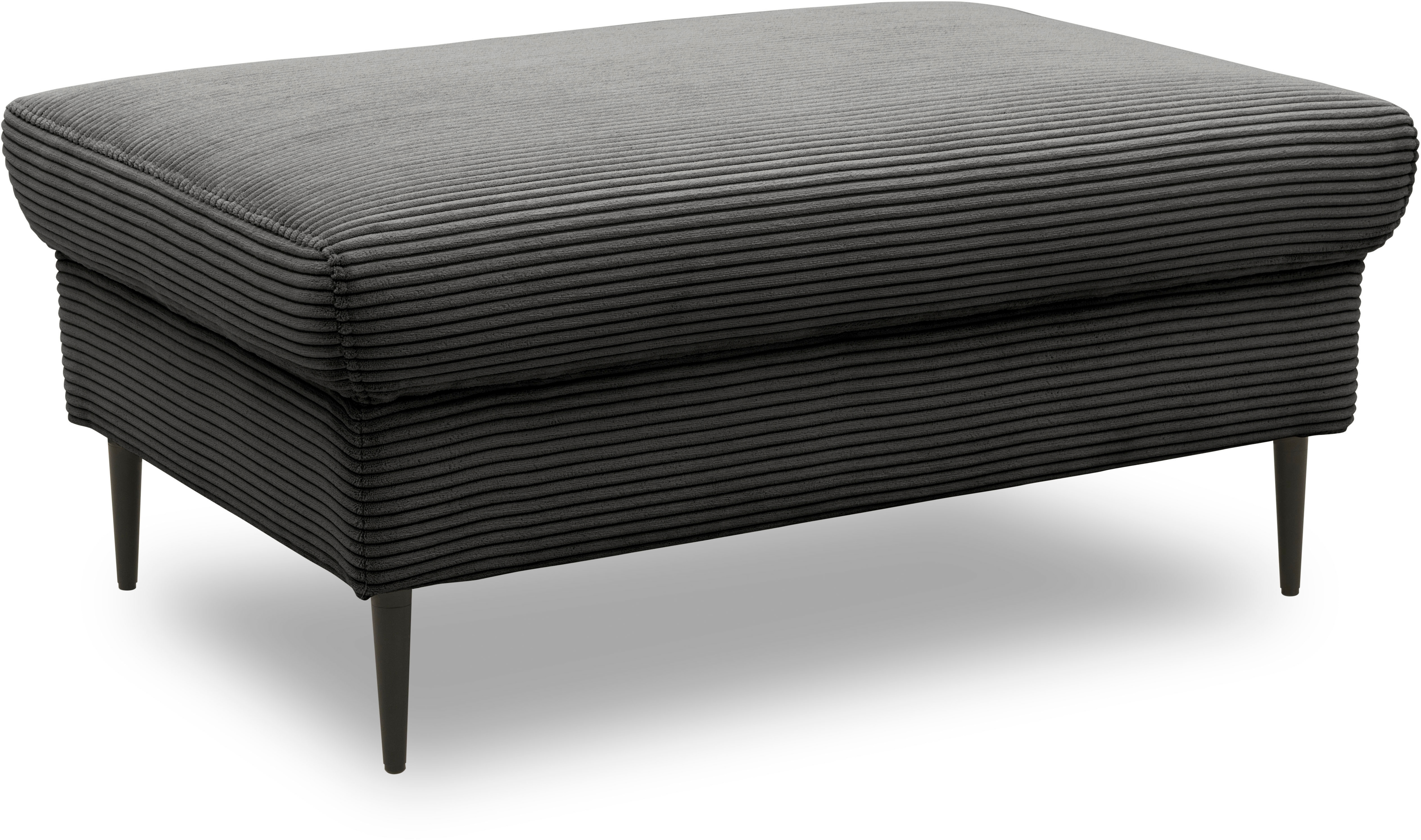 DOMO collection Sitzhocker "Modica" Auch in Cord, Fußhöhe passend für gängige Saugroboter