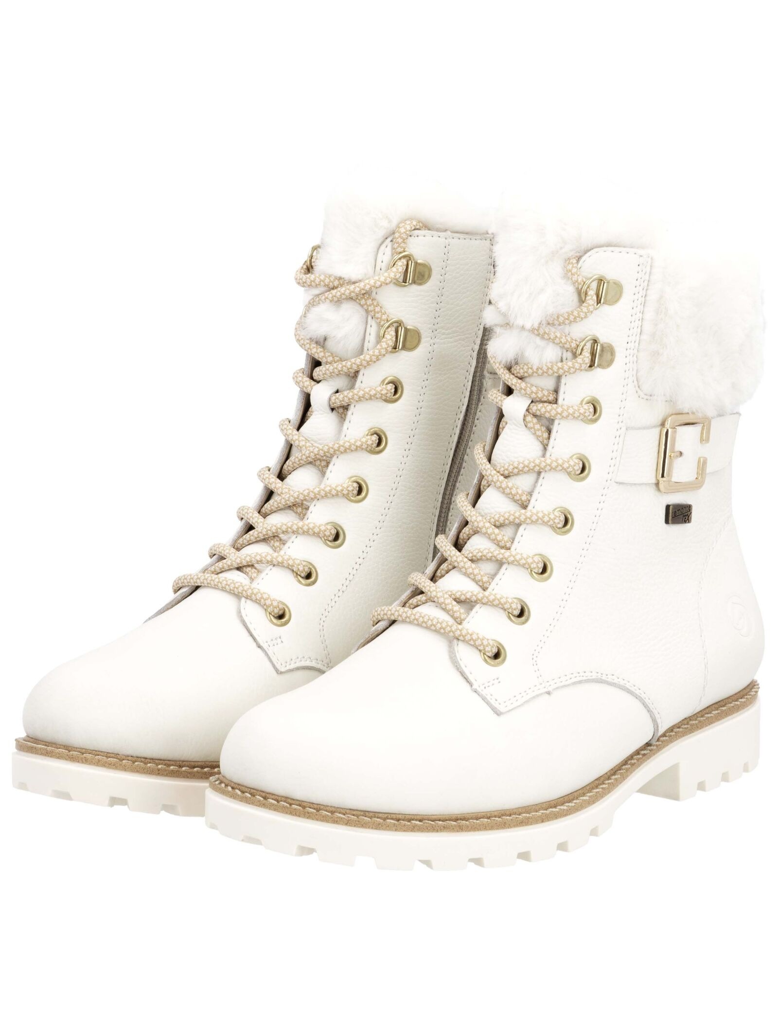 Remonte Remonte Lace-Up Ankle Boot White 38 3