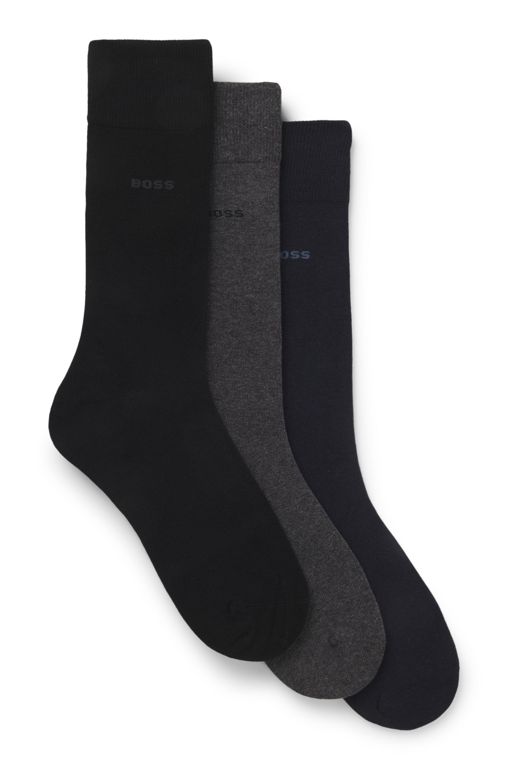 BOSS Socken "GiftSet Uni" Neuheit, in einer Geschenkbox, unifarben günstig online kaufen