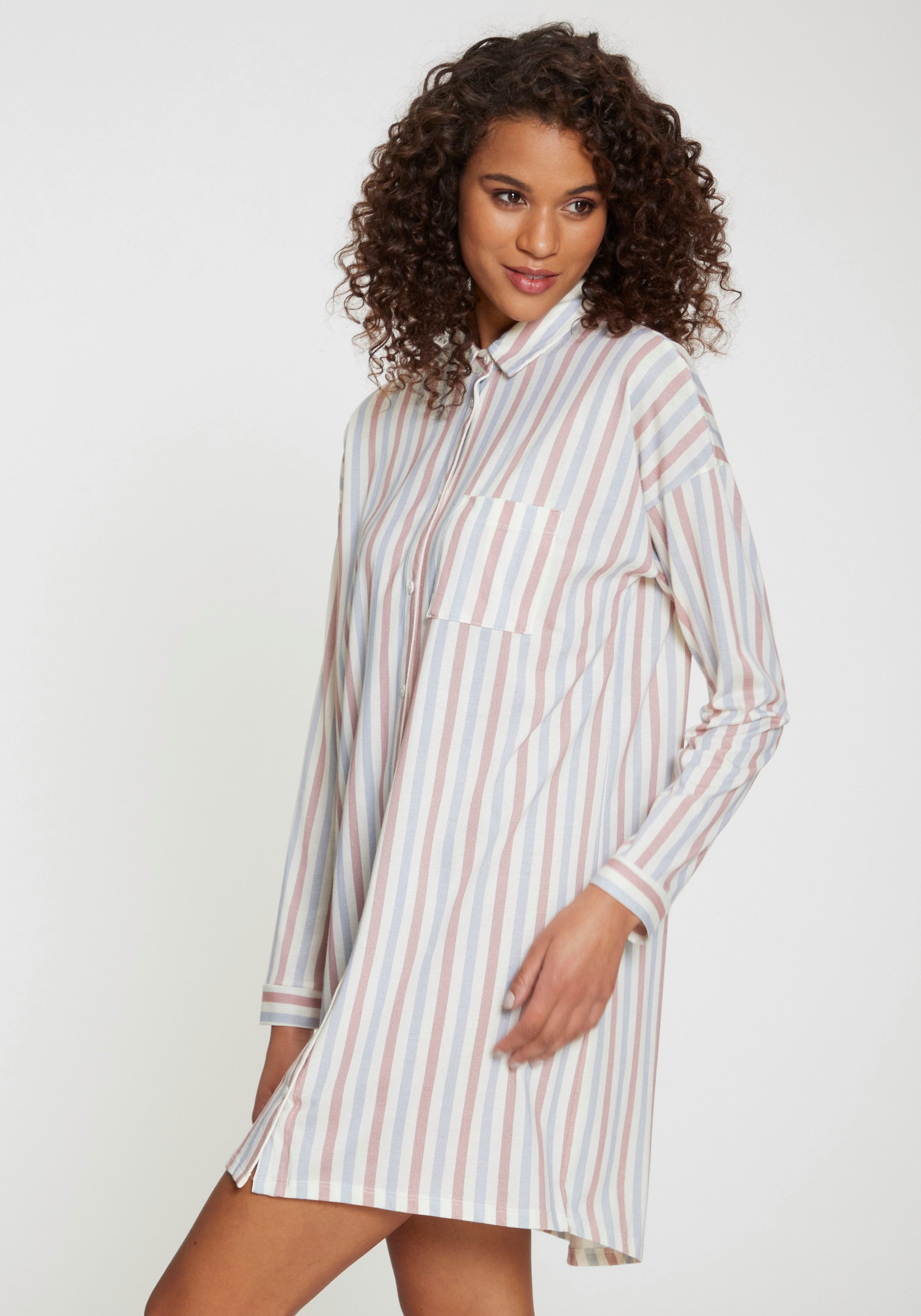 Vivance Dreams Nachthemd, in Hemd-Stil