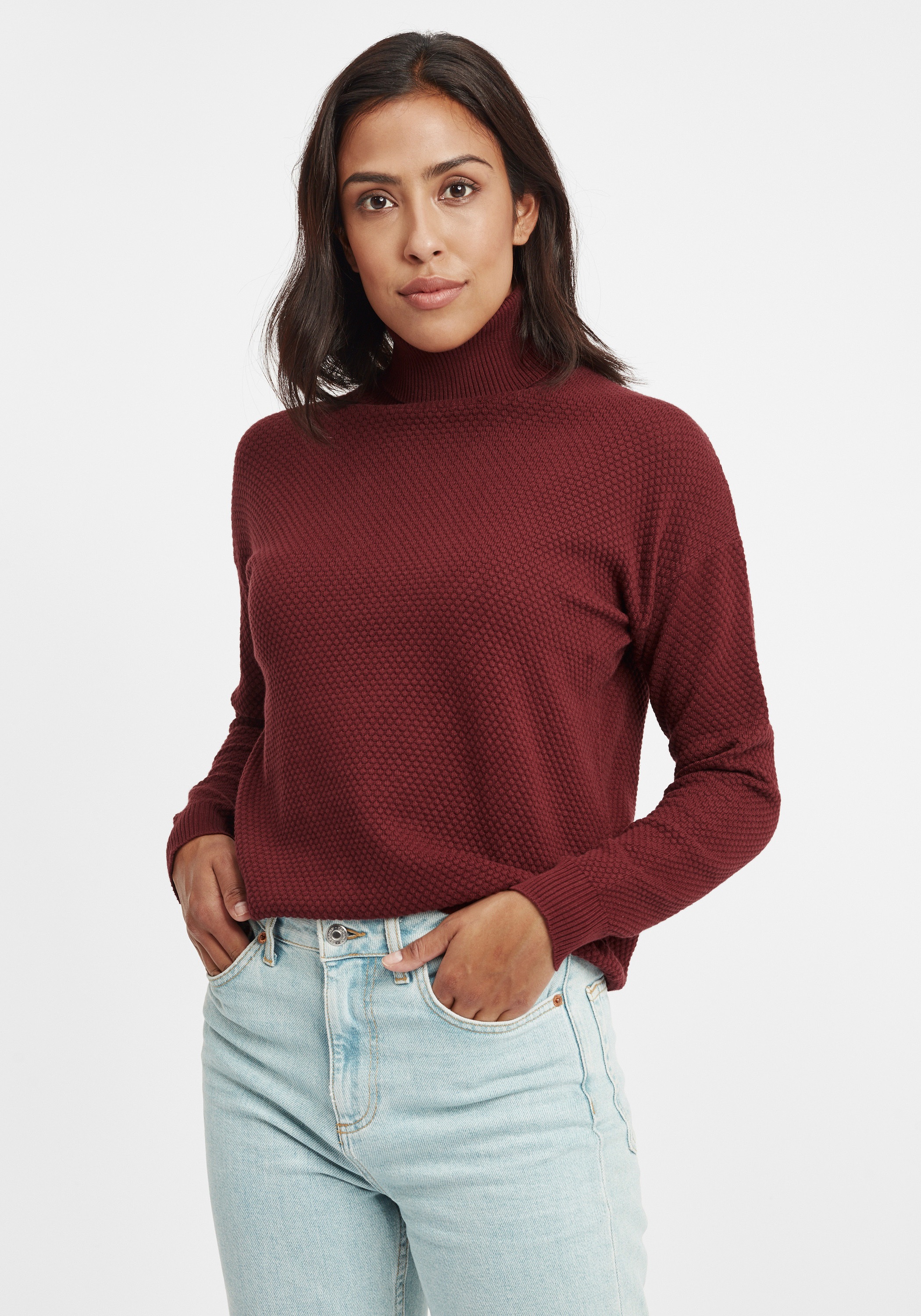 OXMO Rollkragenpullover »Rollkragenpullover OSSina«
