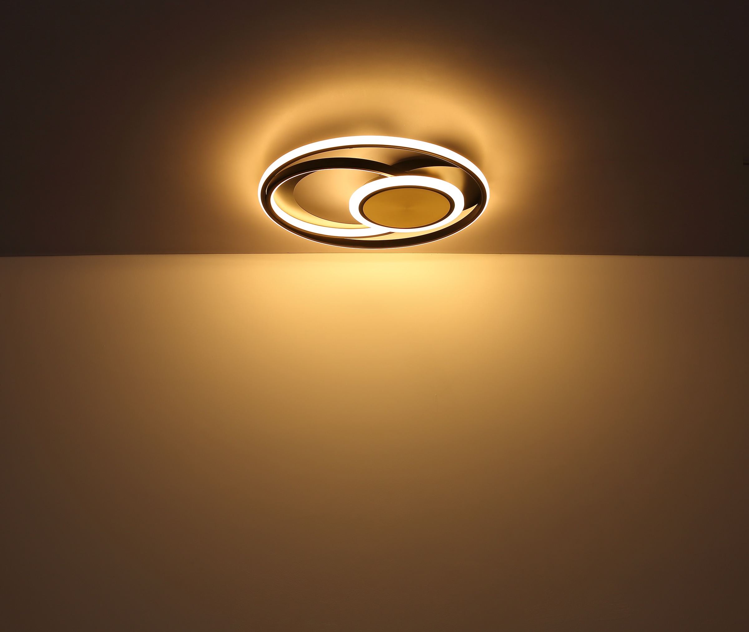 GLOBO LIGHTING Deckenleuchte »PIKARA« LED-Modul 1 Stk. Warmweiß Deckenlampe Wohnzimmer-Leuchte Schlafzimmer-Leuchte Flur Küche