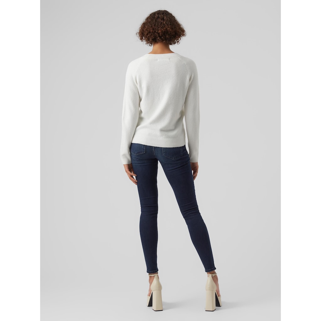 Vero Moda Rundhalspullover »VMDOFFY LS O-NECK BLOUSE GA NOOS«