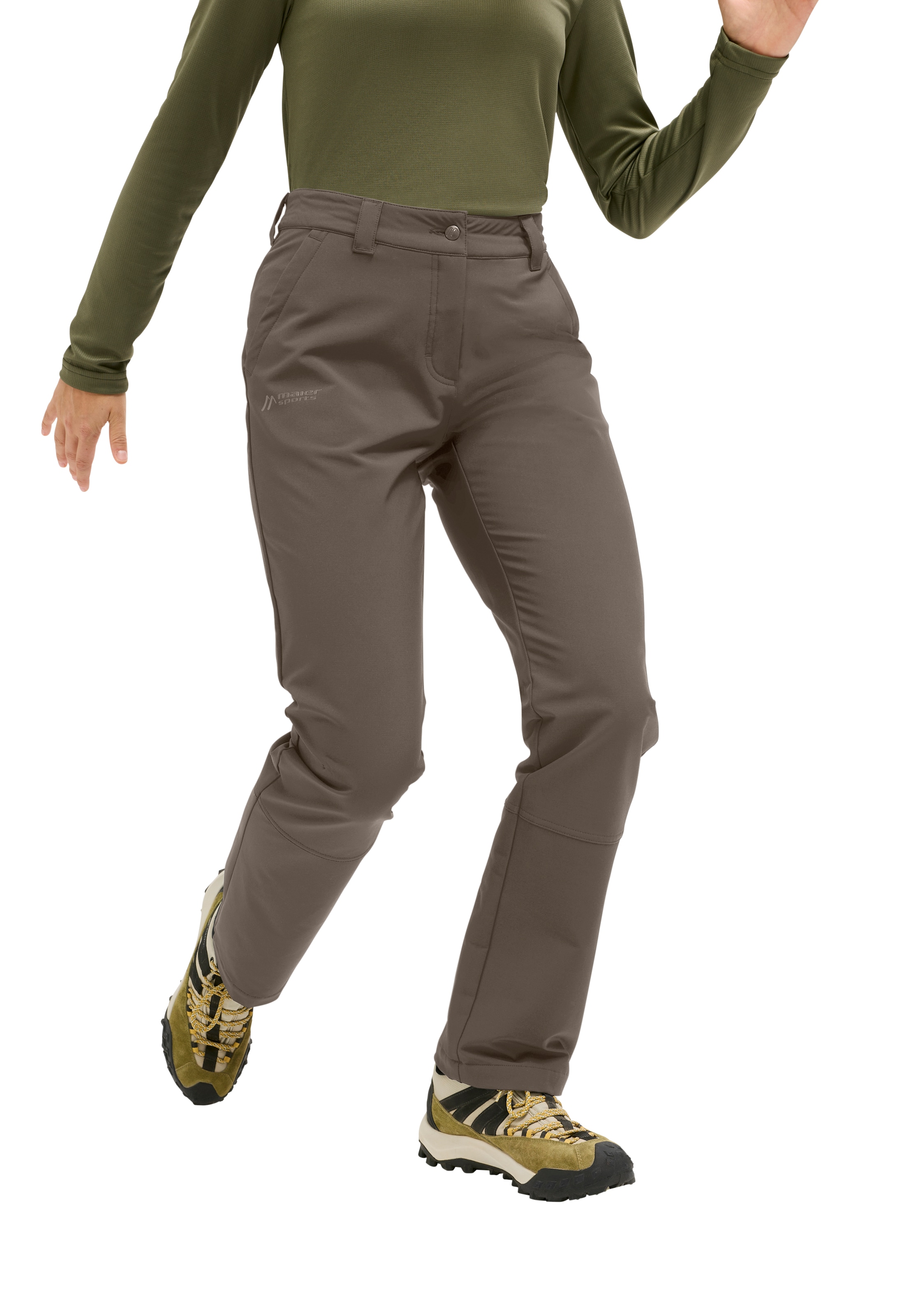 Maier Sports Outdoorhose »Essential Flex W«  Damen Winter Wanderhose, atmungsaktive Funktionshose, Regular Fit