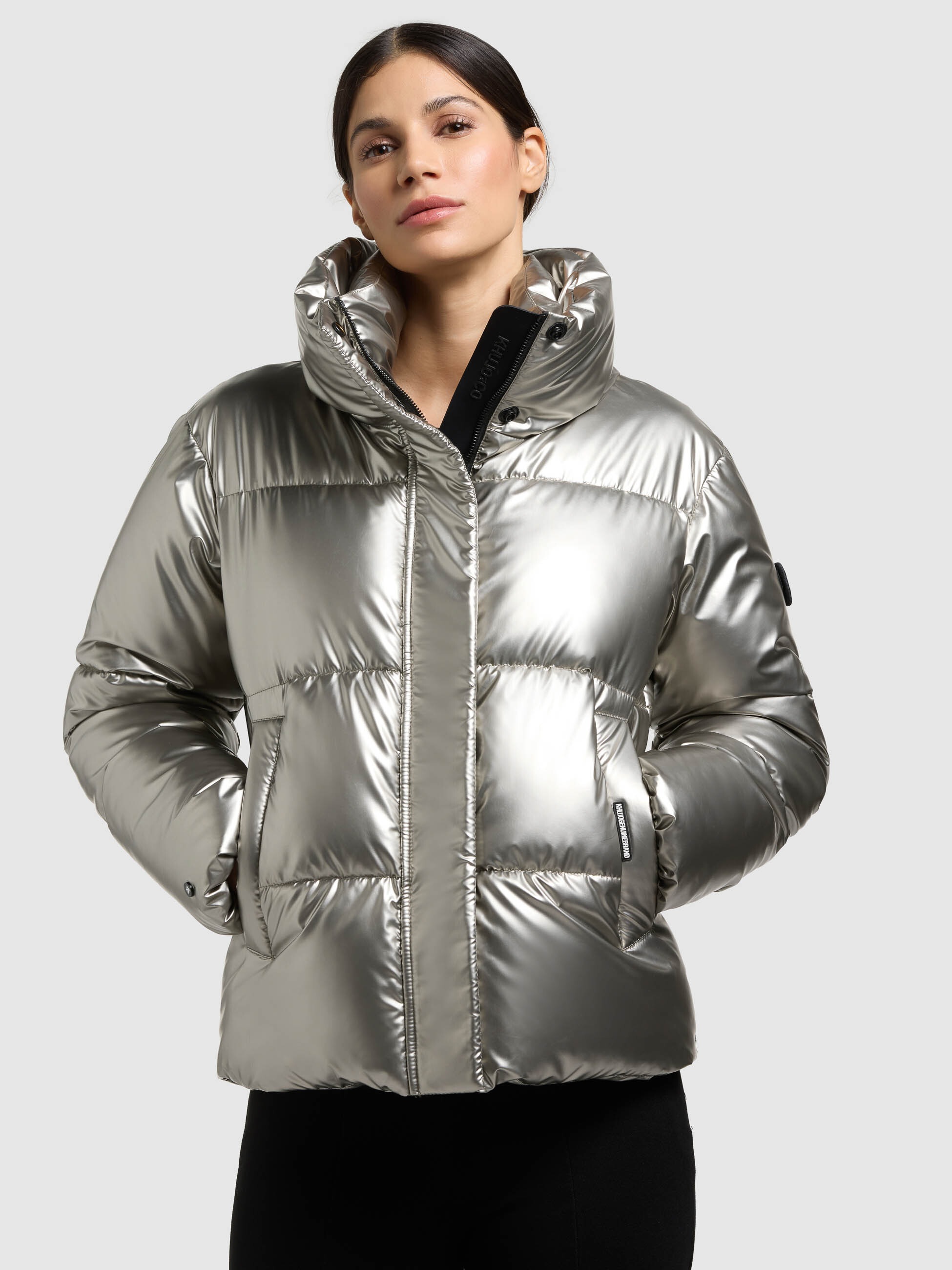 khujo Steppjacke »RINJA2 SHINY« ohne Kapuze