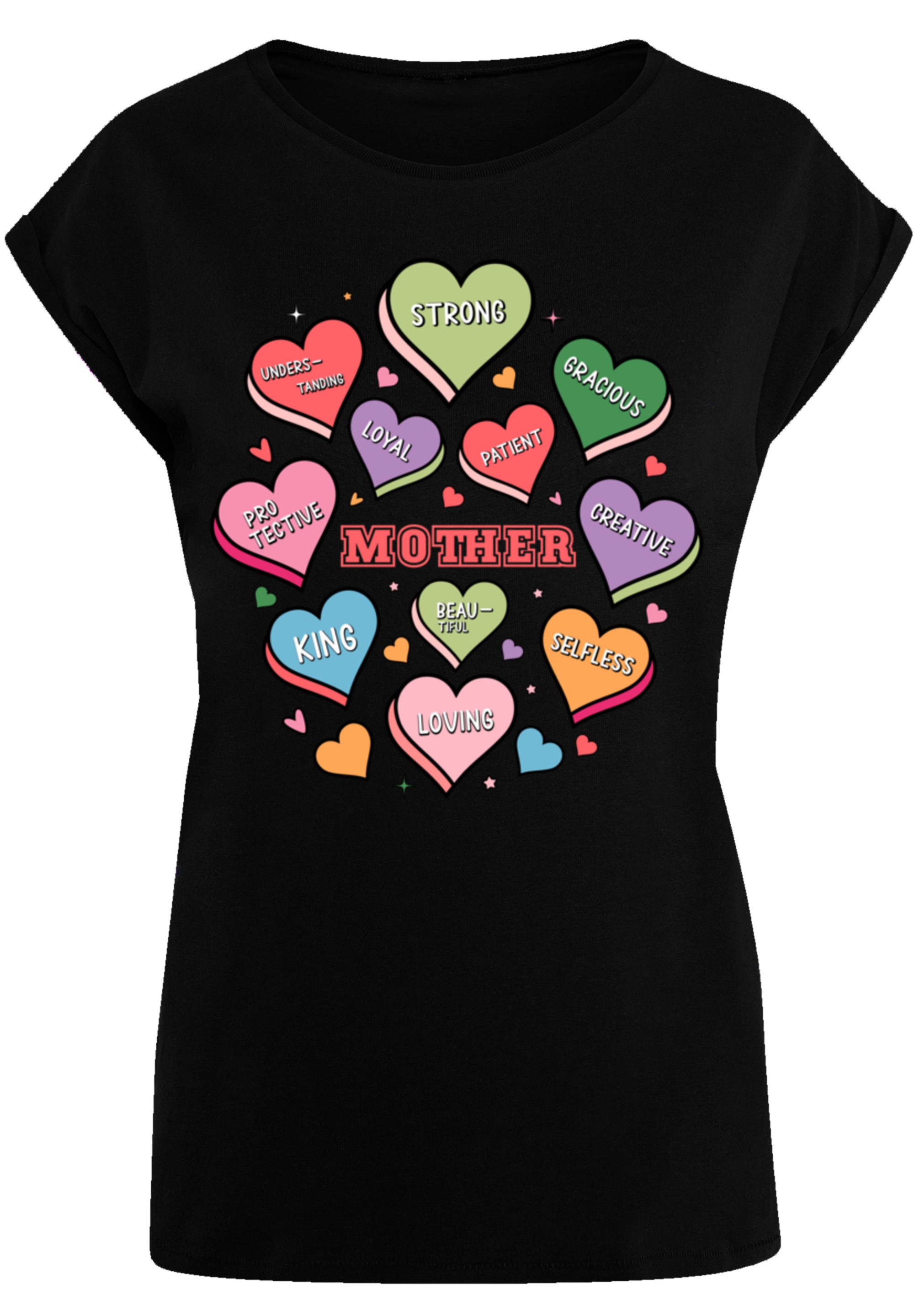 F4NT4STIC T-Shirt »Muttertag Mama Herzen«, Premium Qualität