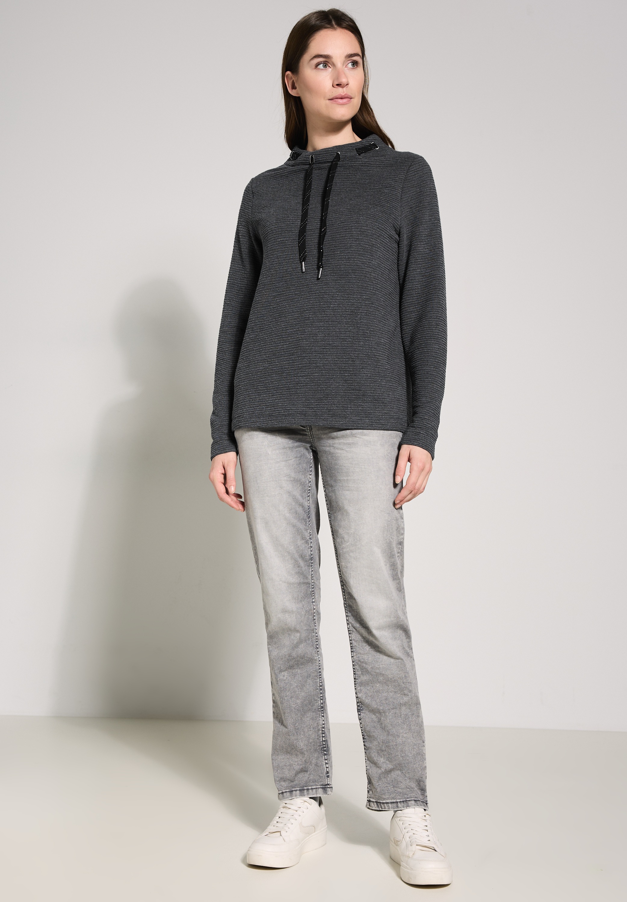 Thumbnail - Cecil Sweatshirt, mit Tunnelzugband am Kragen