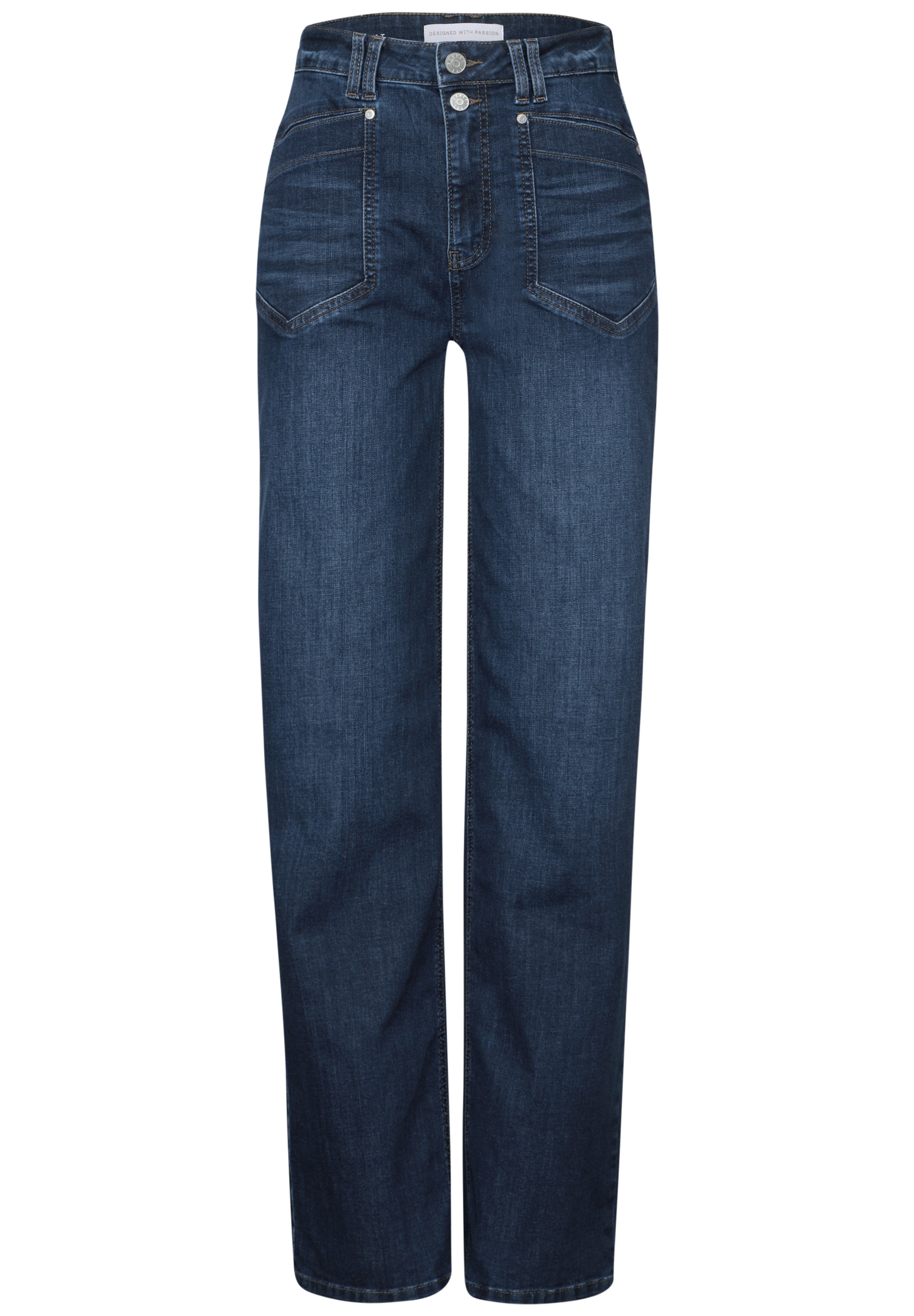 STREET ONE Comfort-fit-Jeans, High Waist