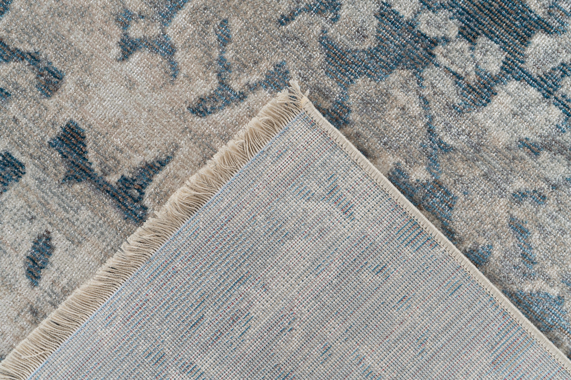 Teppich KAYOOM "Milan 325", grau (anthrazit), B:120cm H:5mm L:170cm, Polypropylen, Teppiche, Teppich, ca. 436.800 Points/qm, Kurzflorteppich, weiche Haptik, hochwertig 3