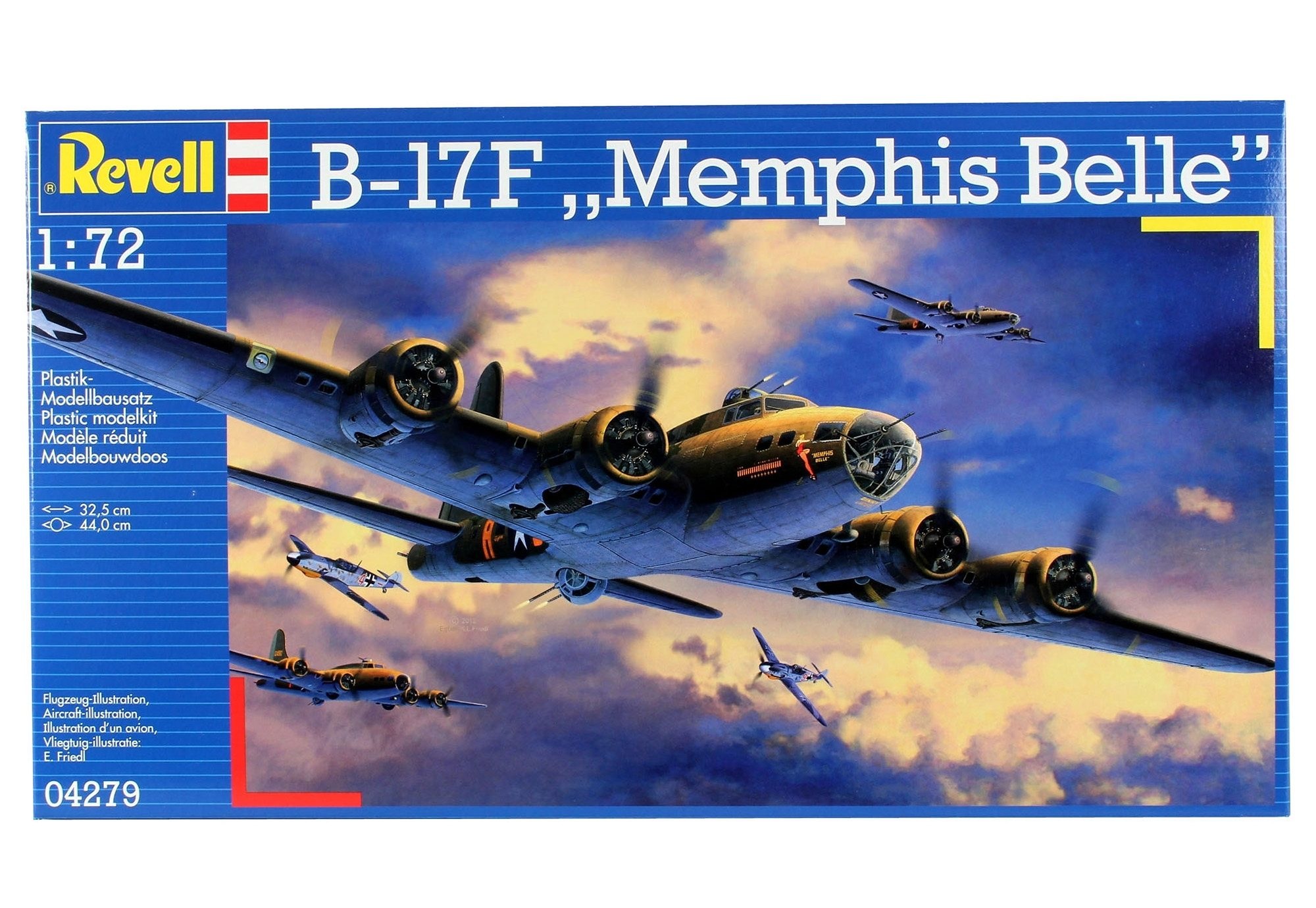 Revell® Modellbausatz »B-17 Memphis Belle«, 1:72, Made in Europe