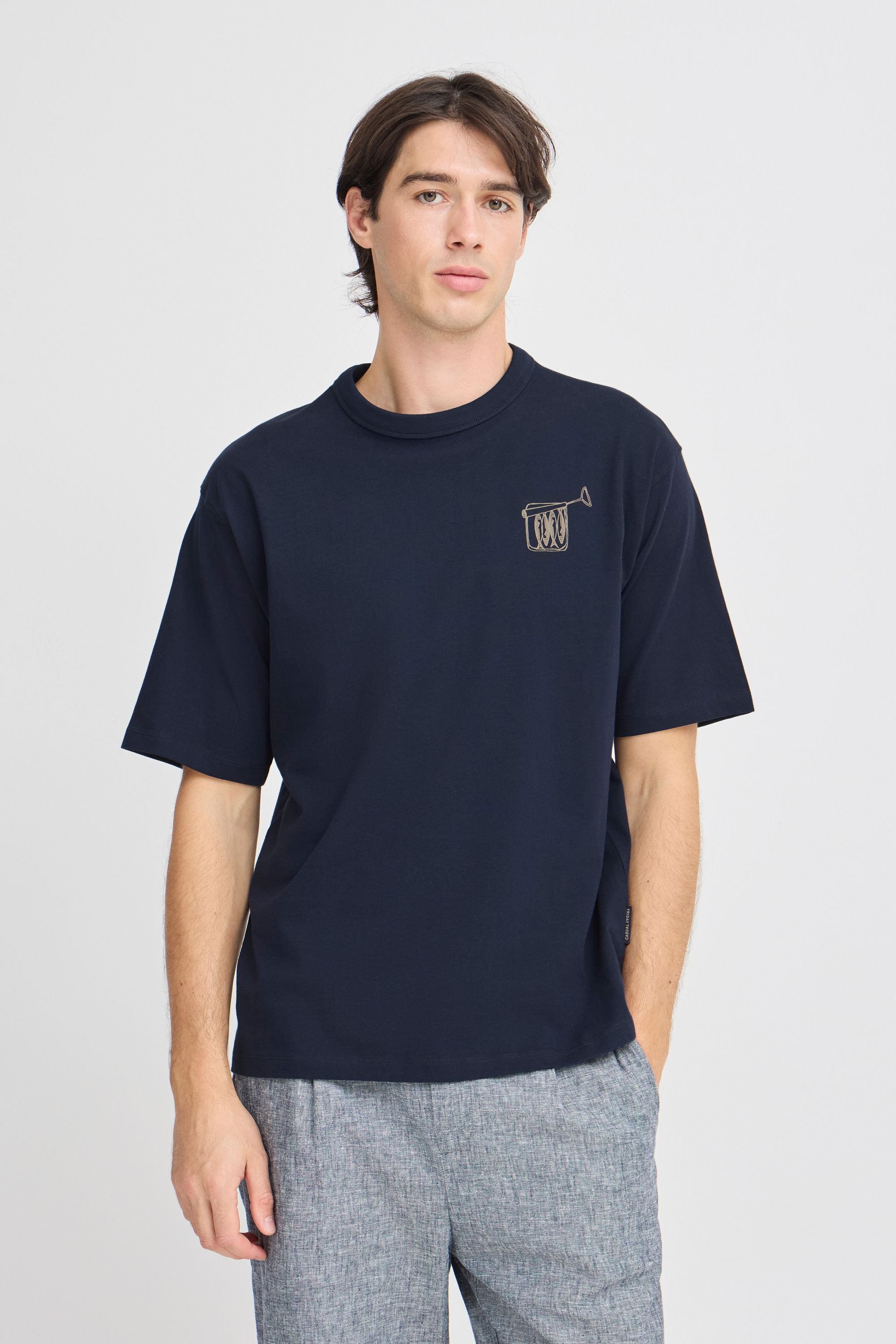 Casual Friday Rundhalsshirt »Rundhalsshirt CFARCHER print«