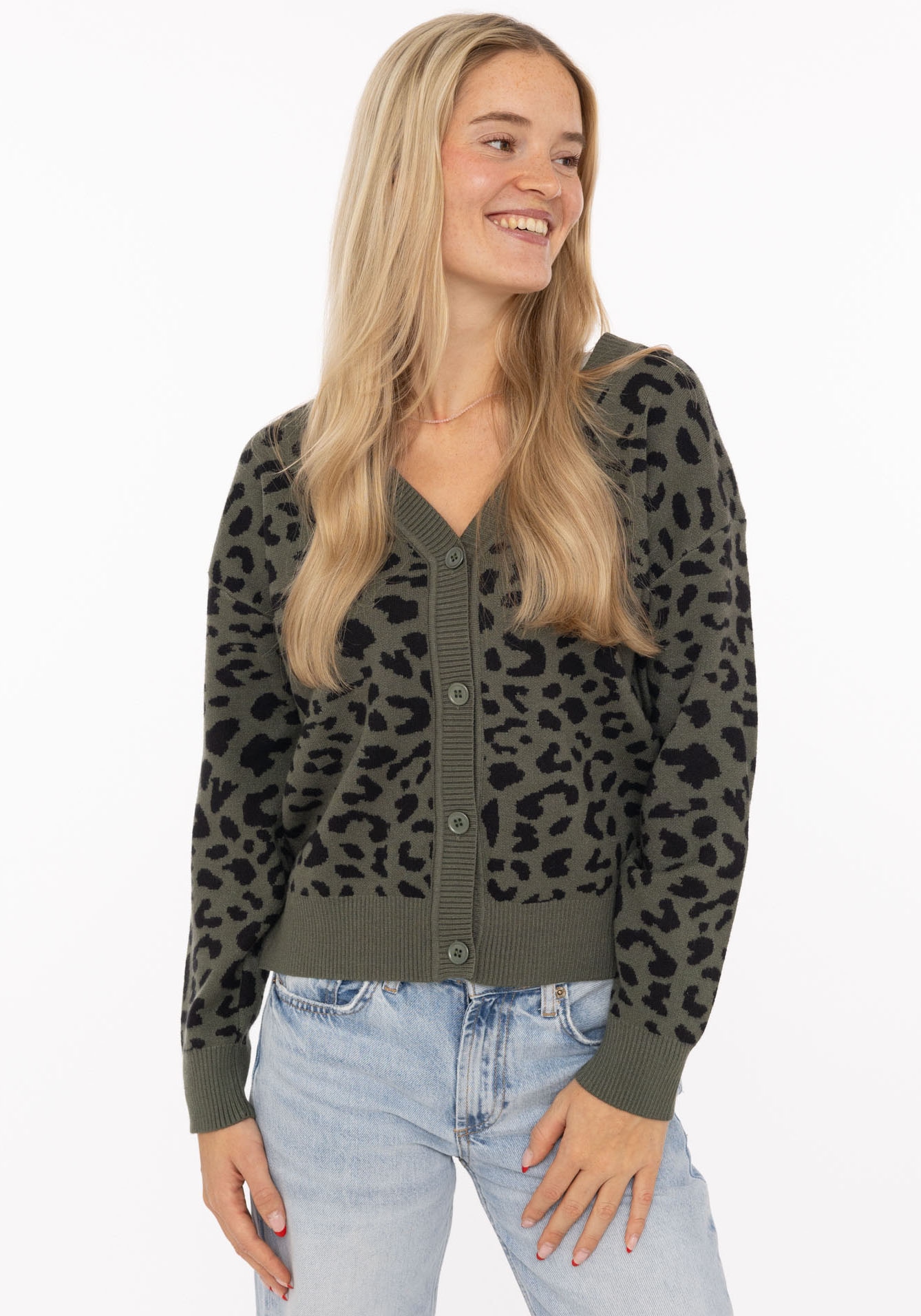 Zwillingsherz Strickpullover ""Classic Leo"" Animal-Muster günstig online kaufen