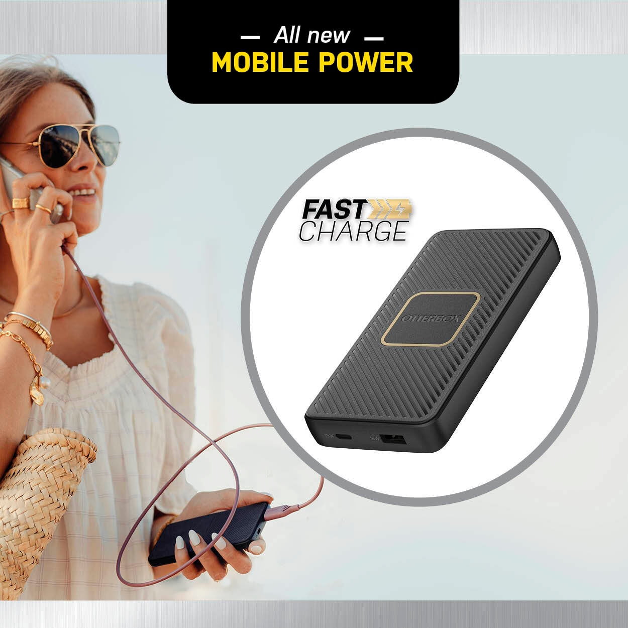 Otterbox Powerbank »Fast Charge Qi Wireless«, 15000 mAh