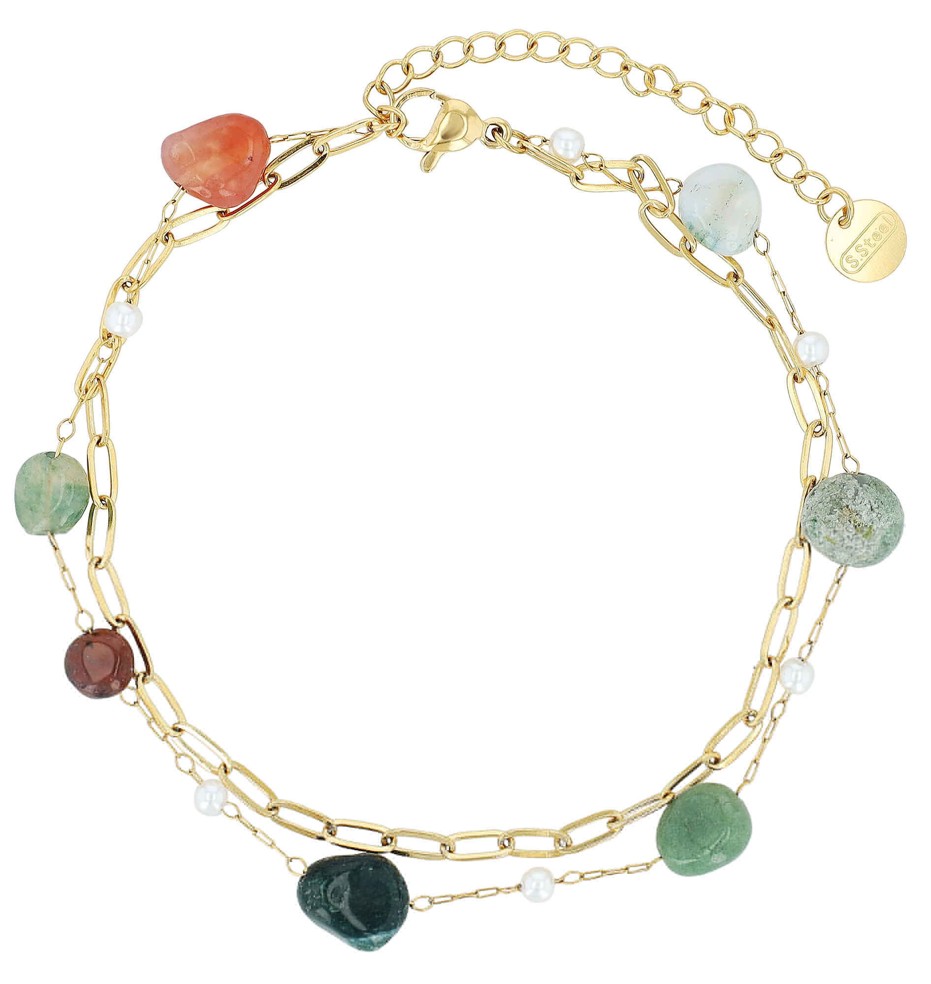 Adelia´s Fußkette »Damen Fußkettchen – aus Edelstahl« Perfekt als Geschenk für besondere Menschen