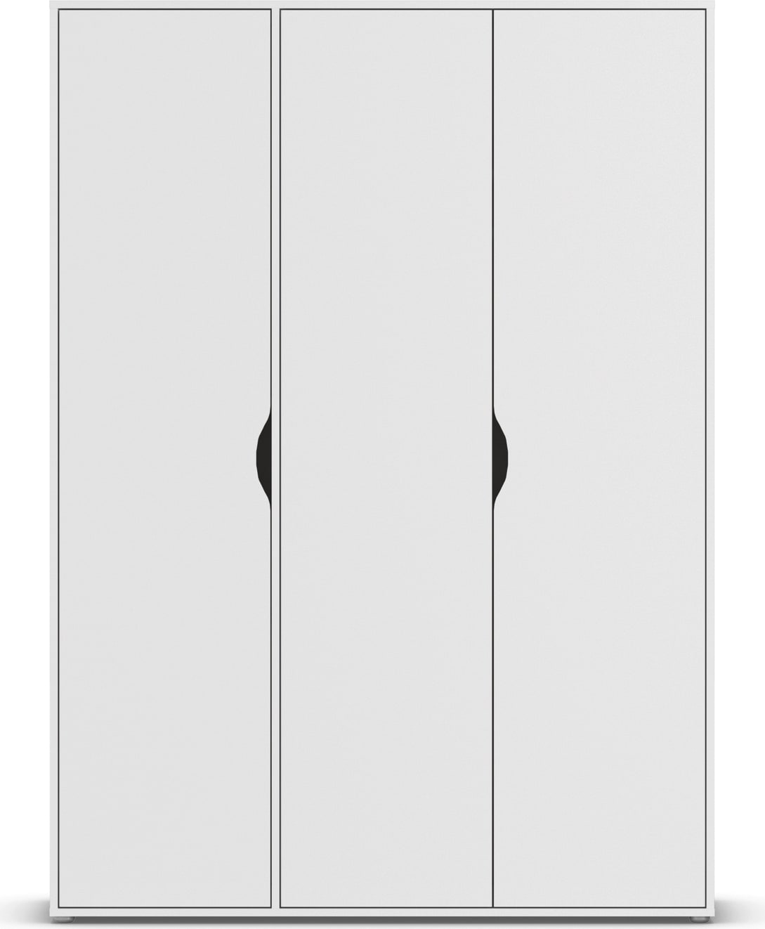rauch Drehtürenschrank »Kleiderschrank Schrank Garderobe Wäscheschrank NARAI viel Stauraum«, (in 3 verschiedenen Ausstattungen BASIC/CLASSIC/PREMIUM), Griffausfräsungen für eine grifflose Optik TOPSELLER MADE IN GERMANY