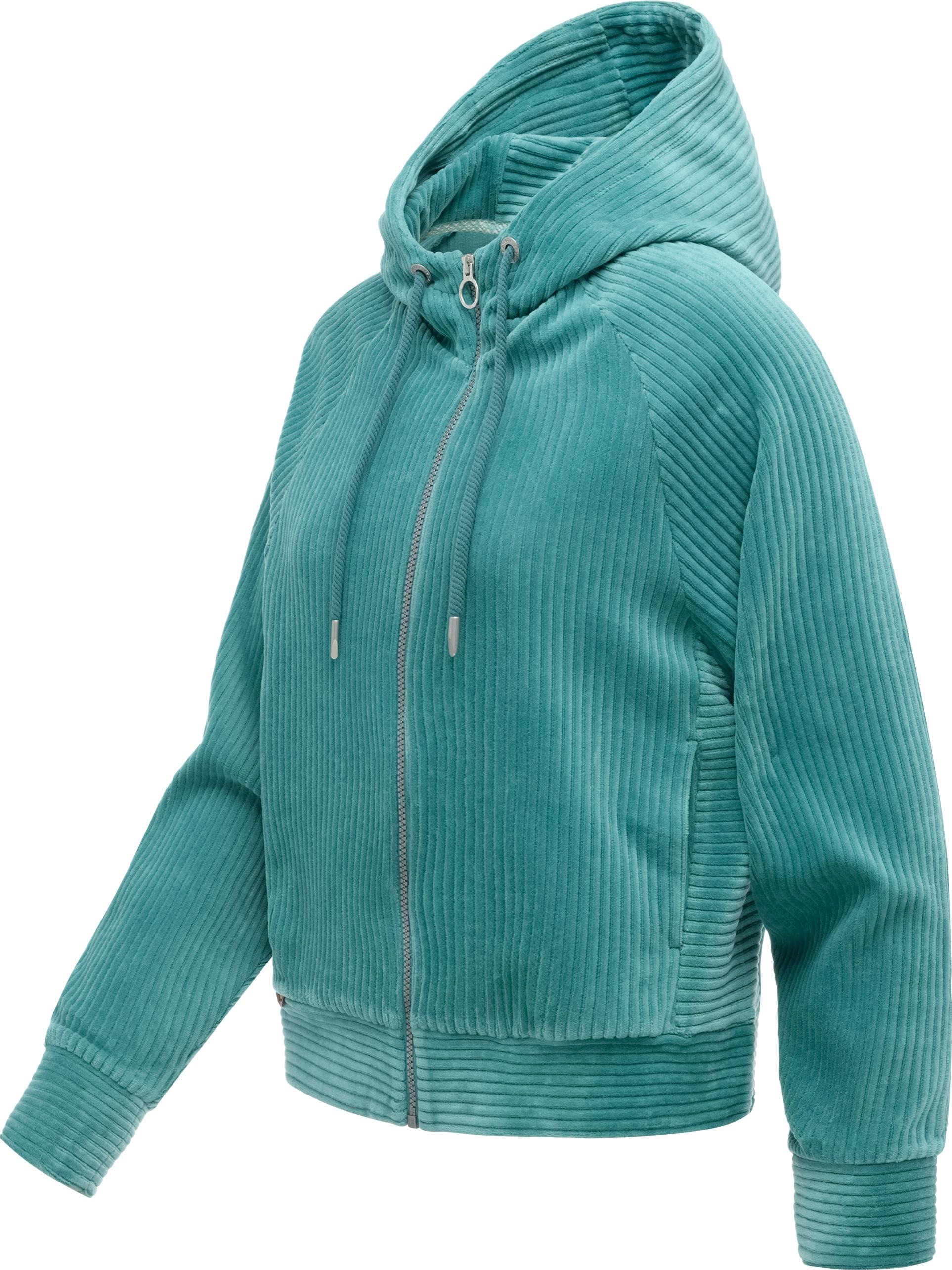 Thumbnail - Ragwear Sweatjacke "Corduly Cordy" Freizeitjacke Zip-Hoodie aus weichem Kord in Samt-Haptik