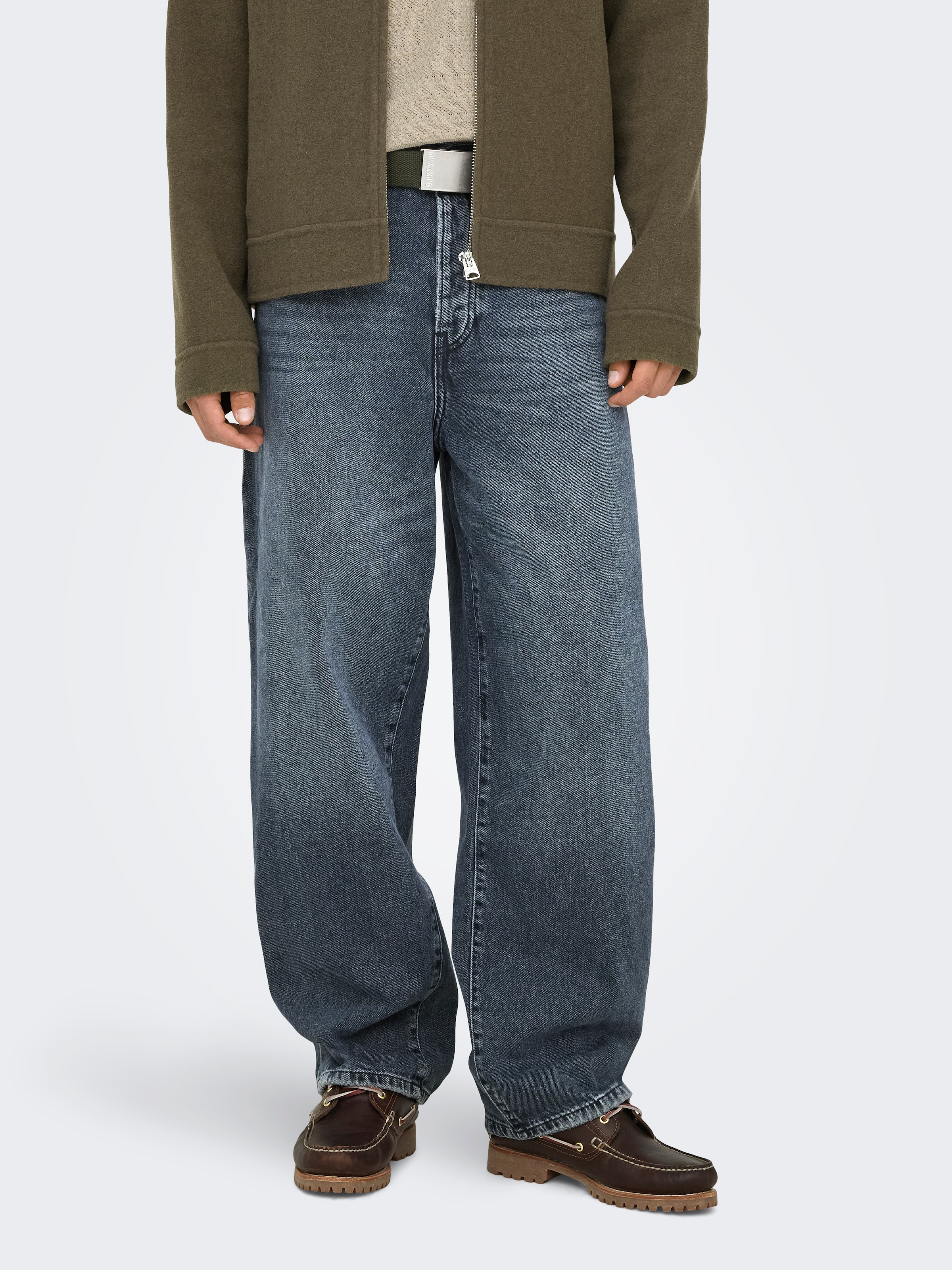 ONLY & SONS Loose-fit-Jeans "ONSFADE LOOSE WB 6778 A14 DNM NOOS" günstig online kaufen