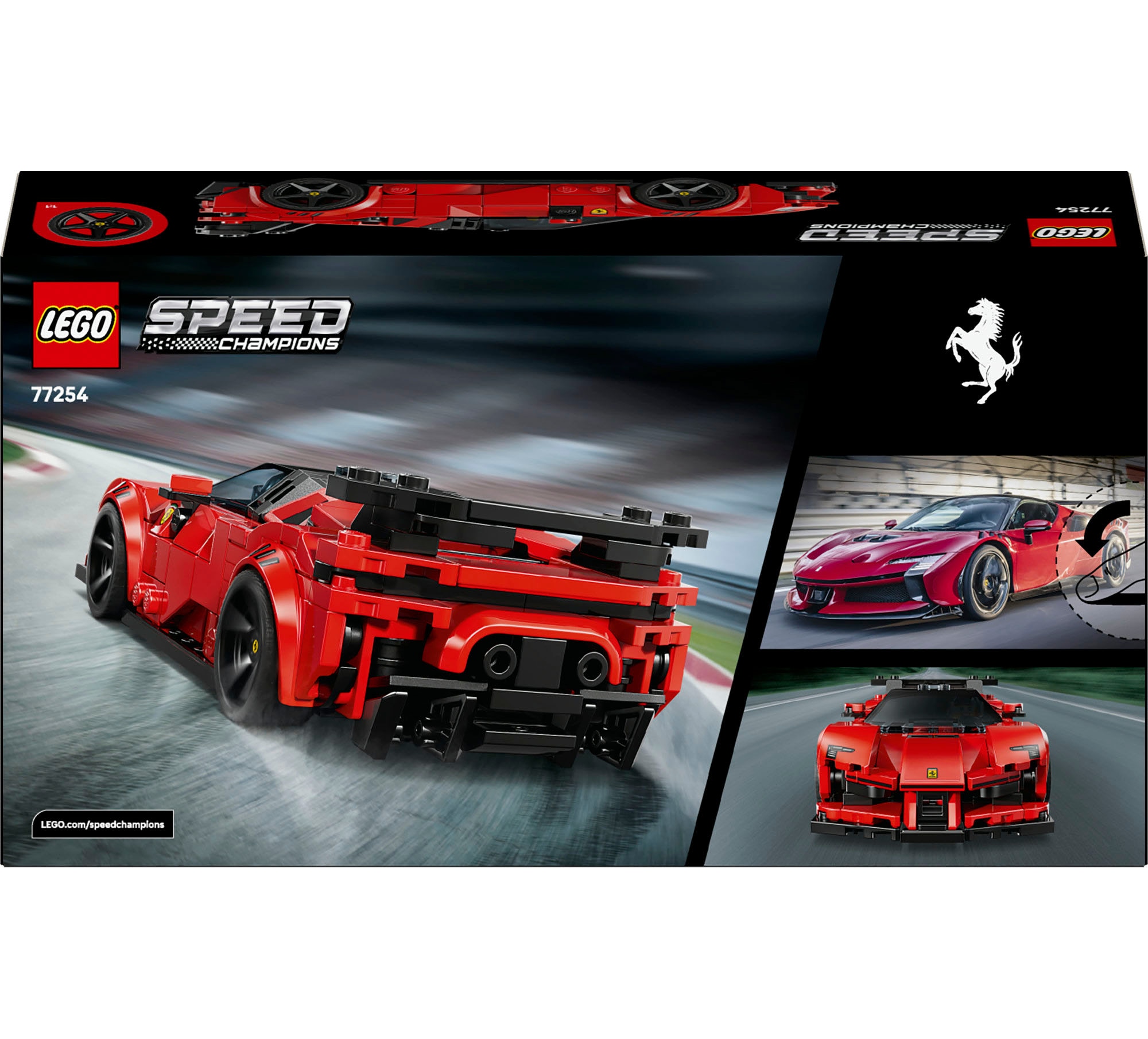LEGO® Konstruktionsspielsteine »Ferrari SF90 XX Stradale Sportwagen (77254), LEGO Speed Champions« Made in Europe