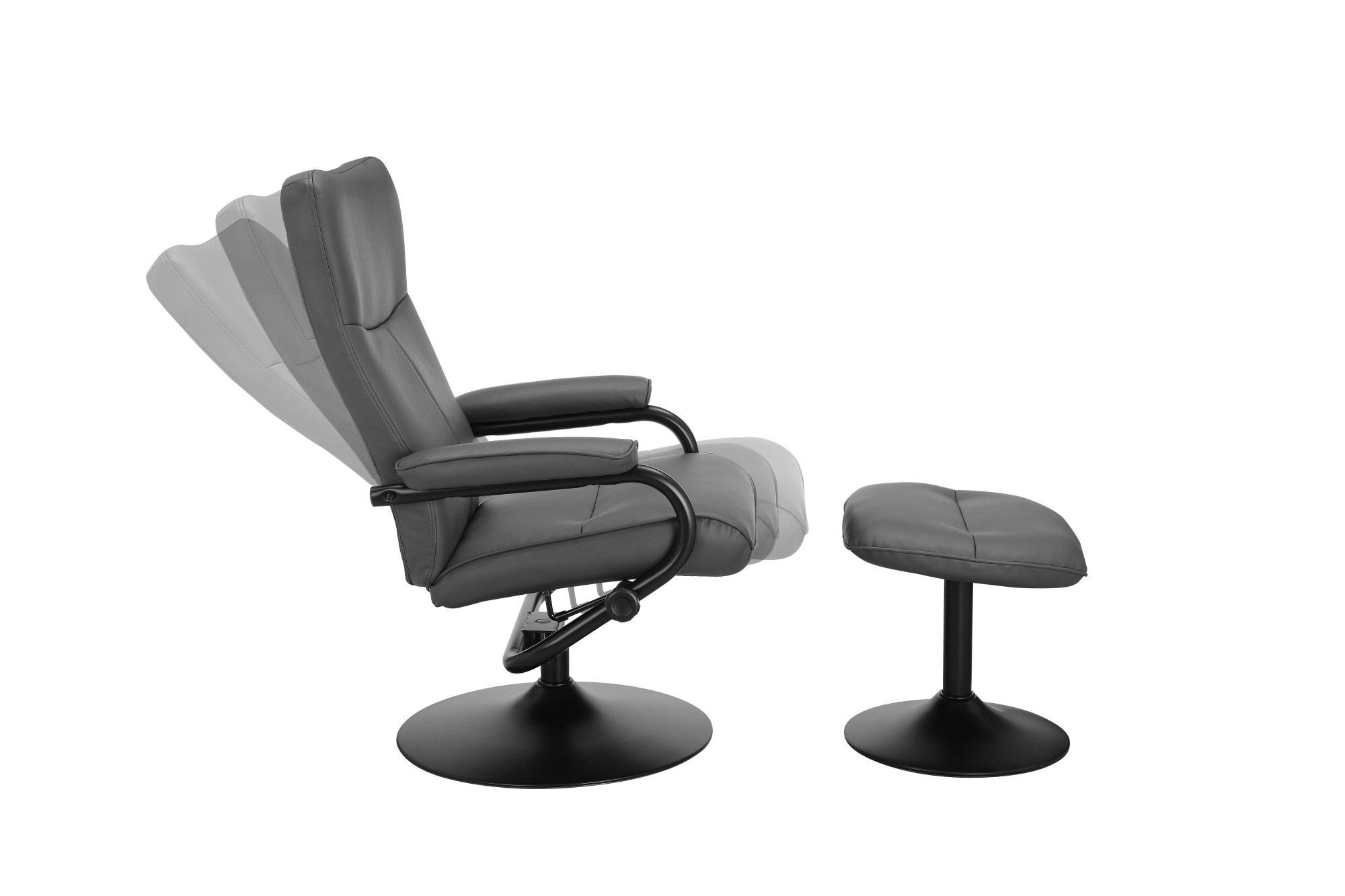 Thumbnail - Home affaire Relaxsessel "Istad, TV-Sessel, Sessel mit Hocker und Schlaffunktion," mit Drehfuß, nordisches Design und Ho...