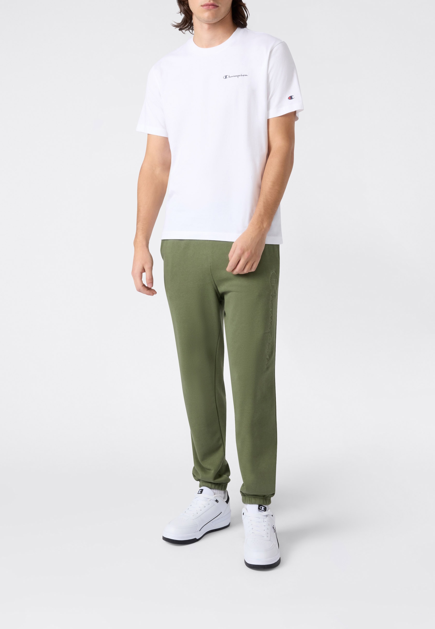 Champion Jogginghose »ICONS Terry Elastic Cuff Pants Large Logo«