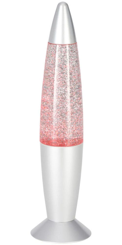 EGLO LED Tischleuchte »GLITTER« LED-Modul 1 Stk. LED Lavalampe Glitter, RGB Glitzerlampe mit Timer und Farbwechsel