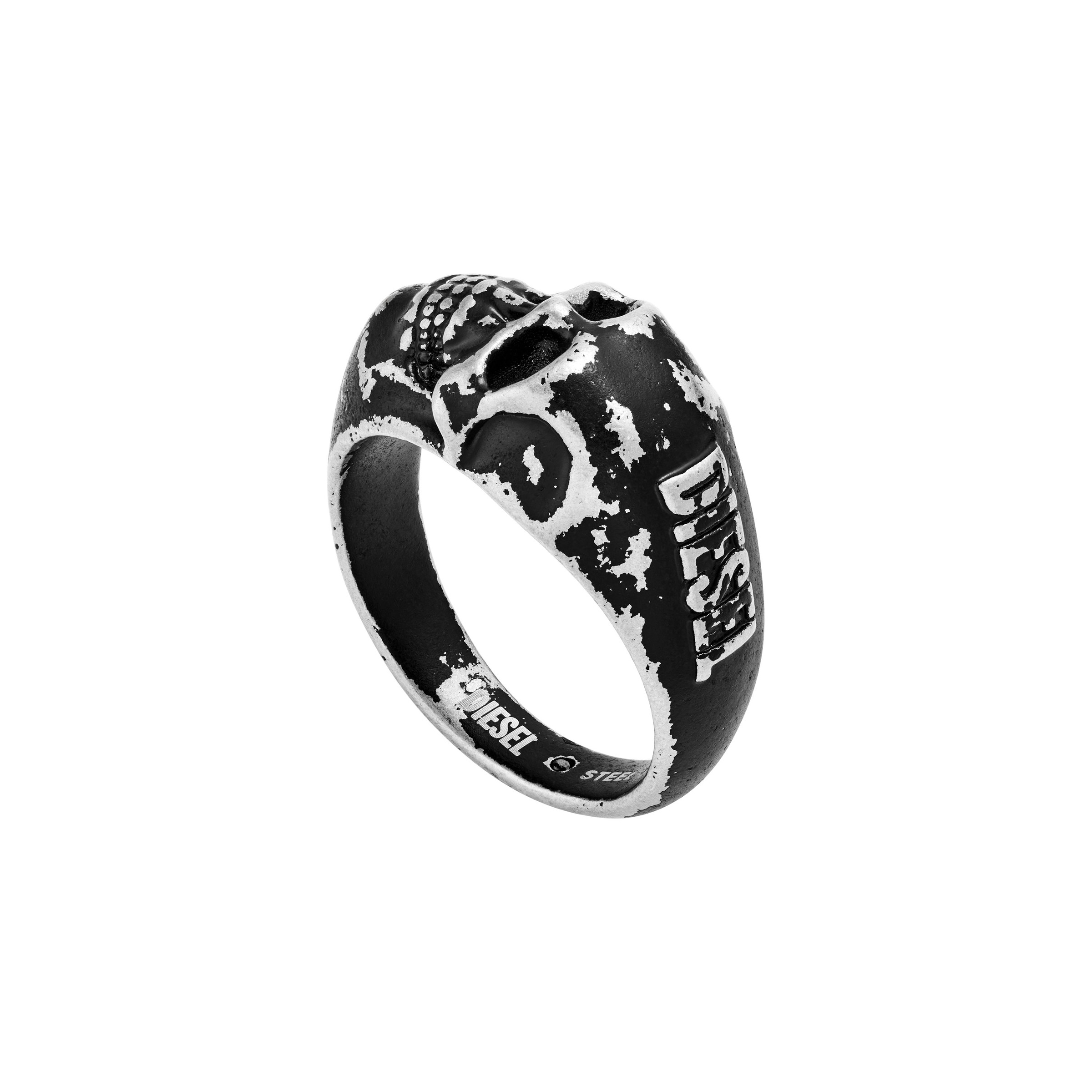 Diesel Fingerring »Schmuck Geschenk Edelstahl Ring Skull Totenkopf, DX1579040«
