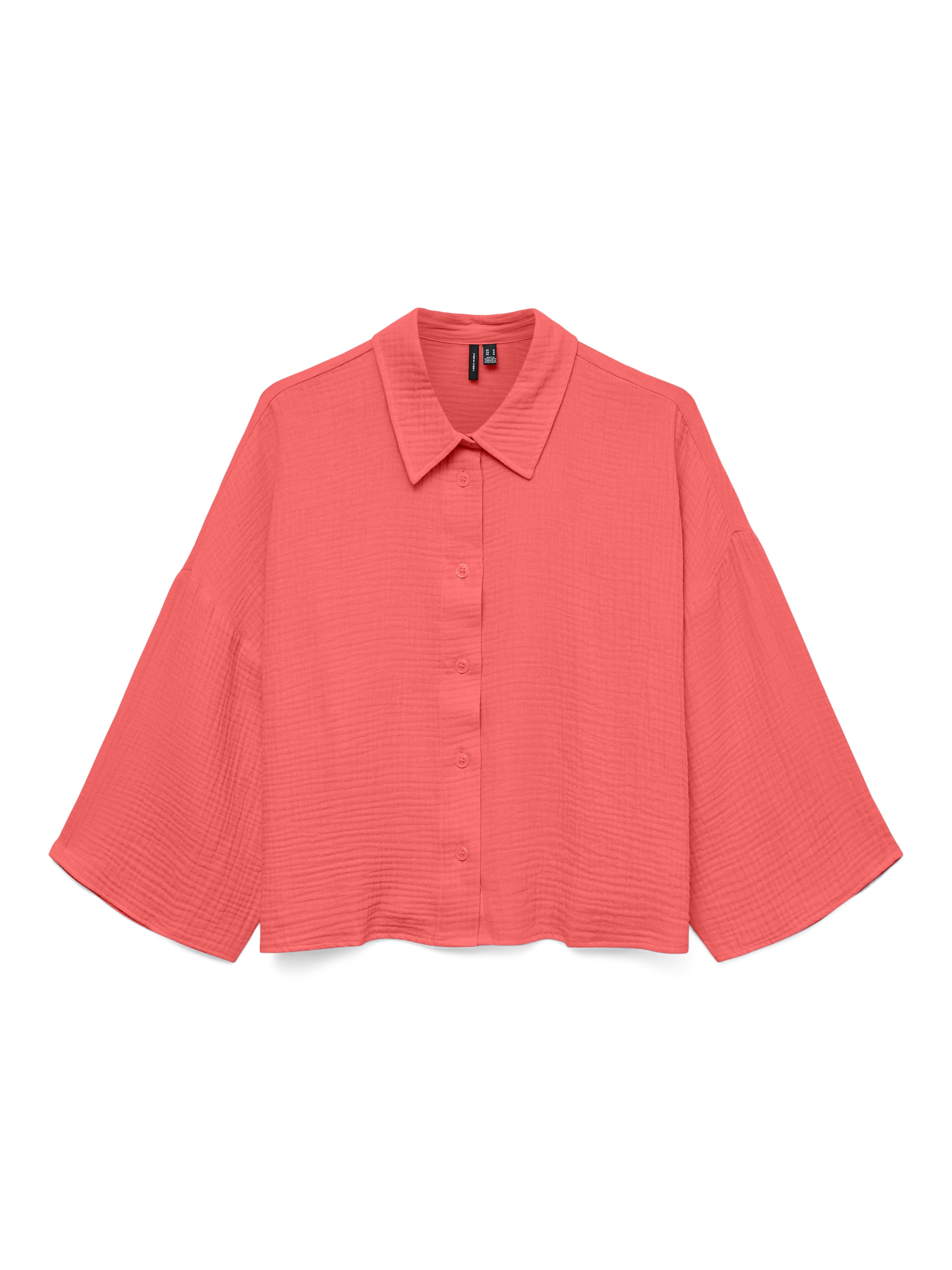 Vero Moda Hemdbluse "VMNATALI CROP SHIRT WVN NOOS" Baumwolle, loose fit günstig online kaufen