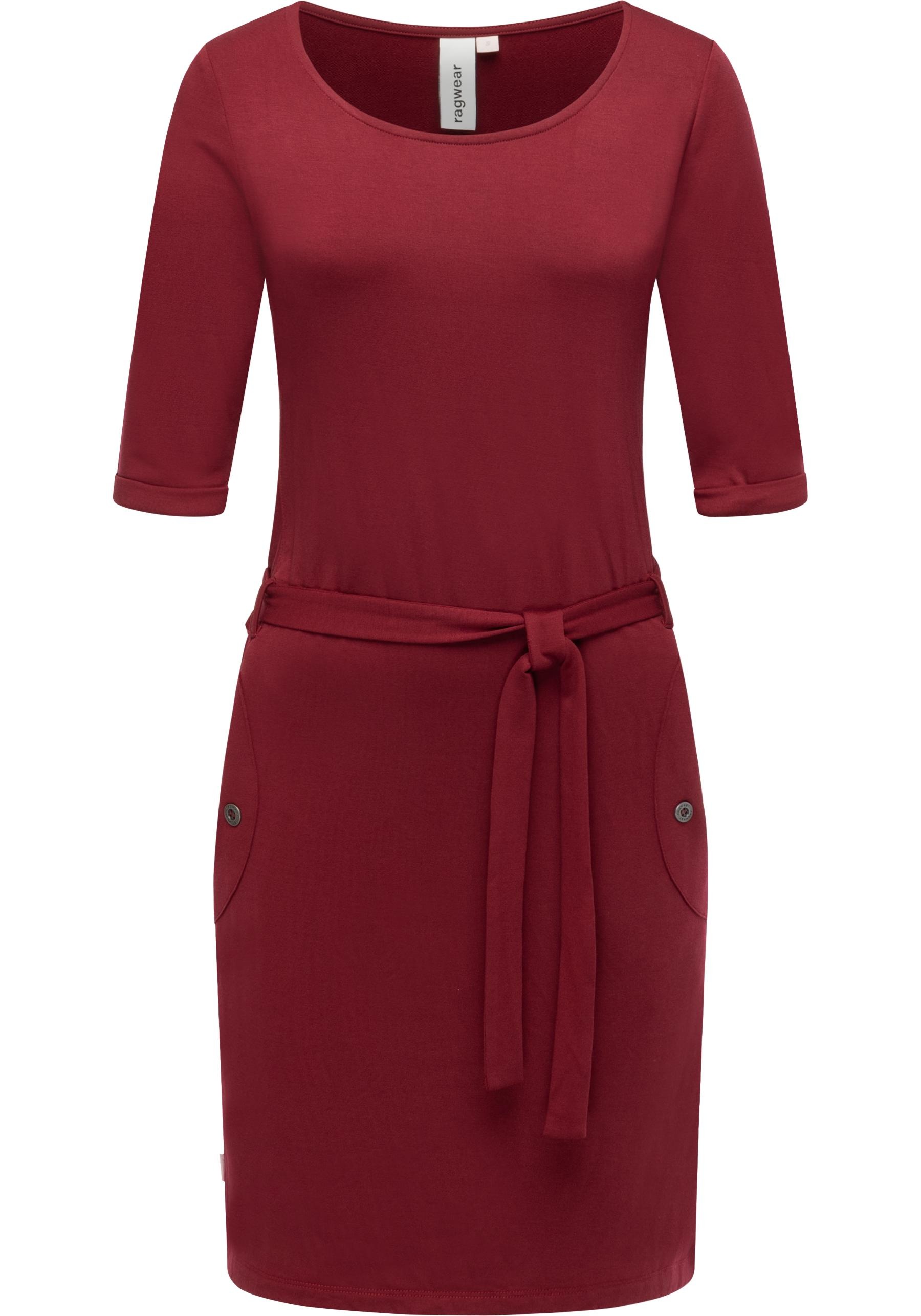Ragwear Jerseykleid "Kenisha" Außentaschen  Eingrifftaschen Elastisches Mid günstig online kaufen