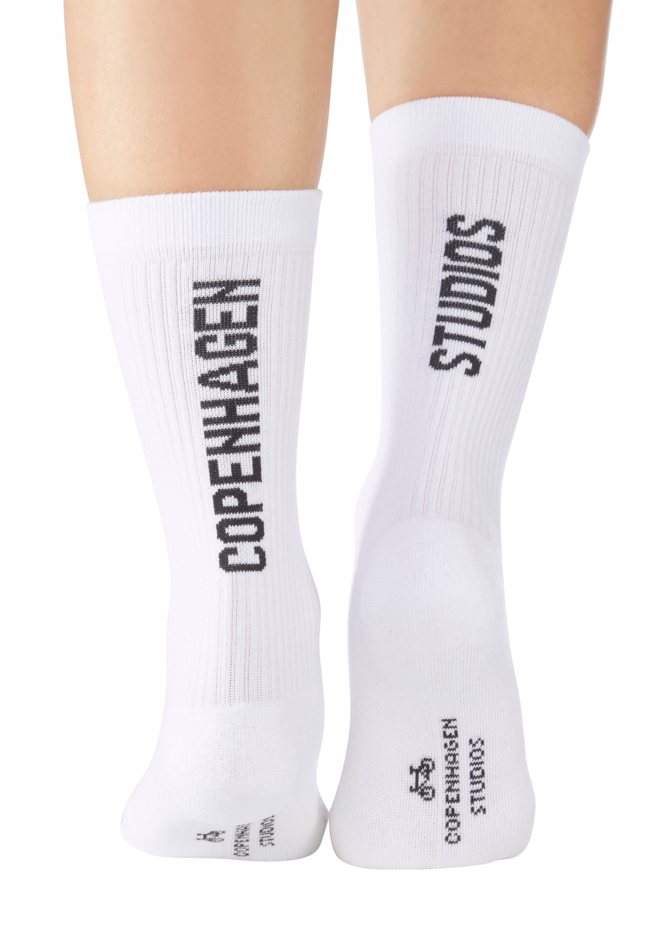 Thumbnail - Copenhagen Studios Tennissocken Packung, 3 Stk. tlg. mit großem Schriftzug