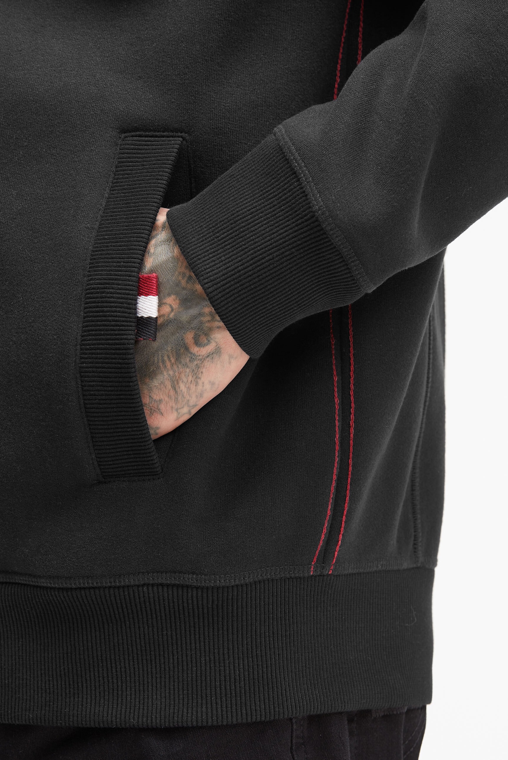 CAMP DAVID Sweatjacke mit Stehkragen