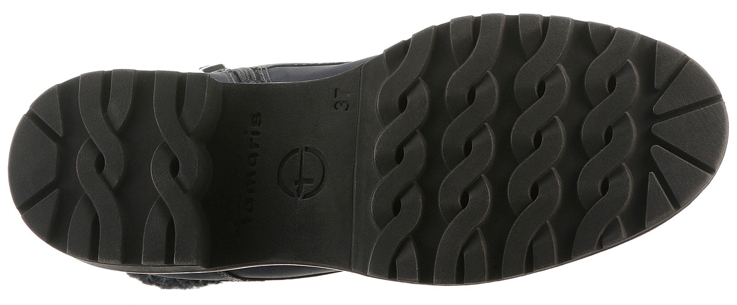 Tamaris Winterboots, Blockabsatz, Schnürboots, Winterstiefelette mit Duo Tex-Ausstattung