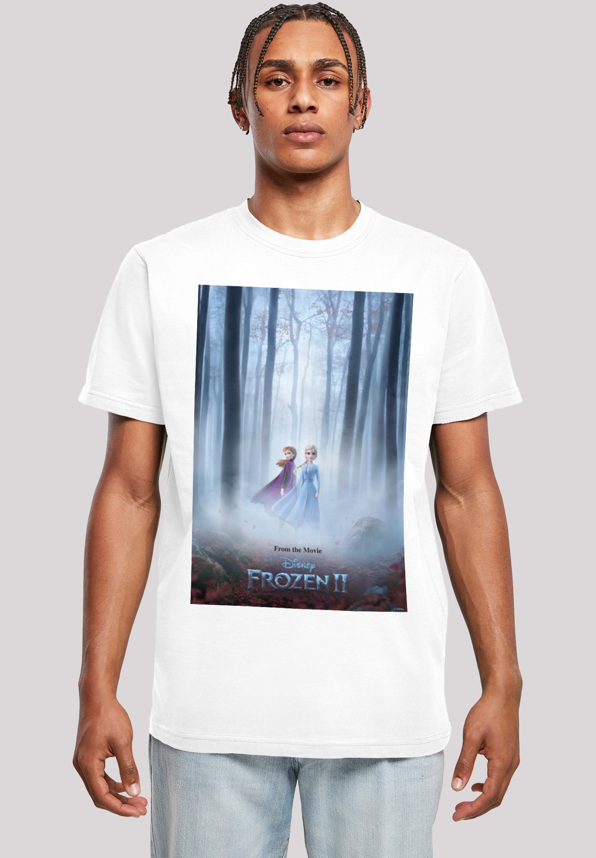 T-Shirt »Disney Frozen 2 Movie Film Poster«, Herren,Premium...
