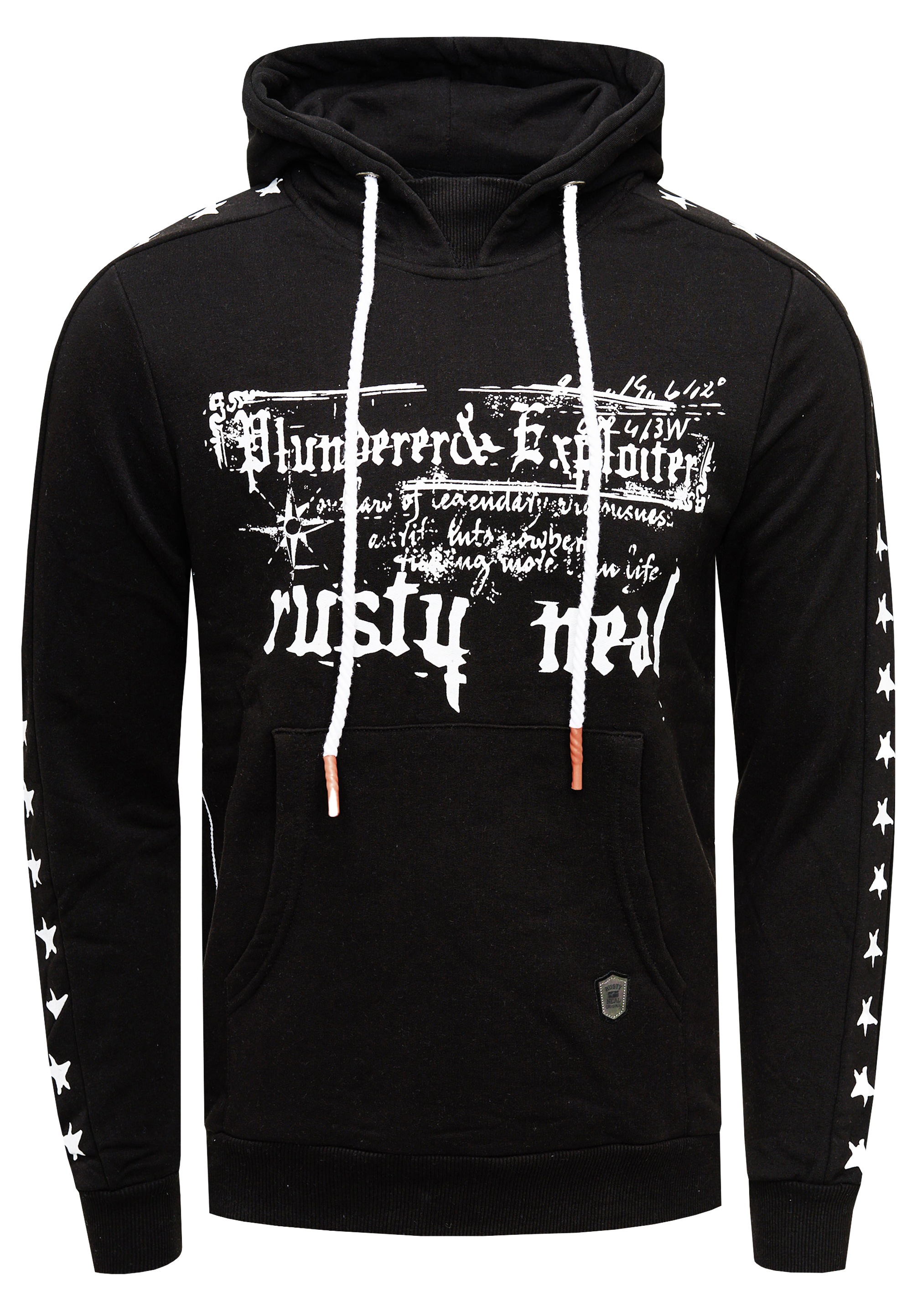 Rusty Neal Kapuzensweatshirt, mit plakativem Frontprint