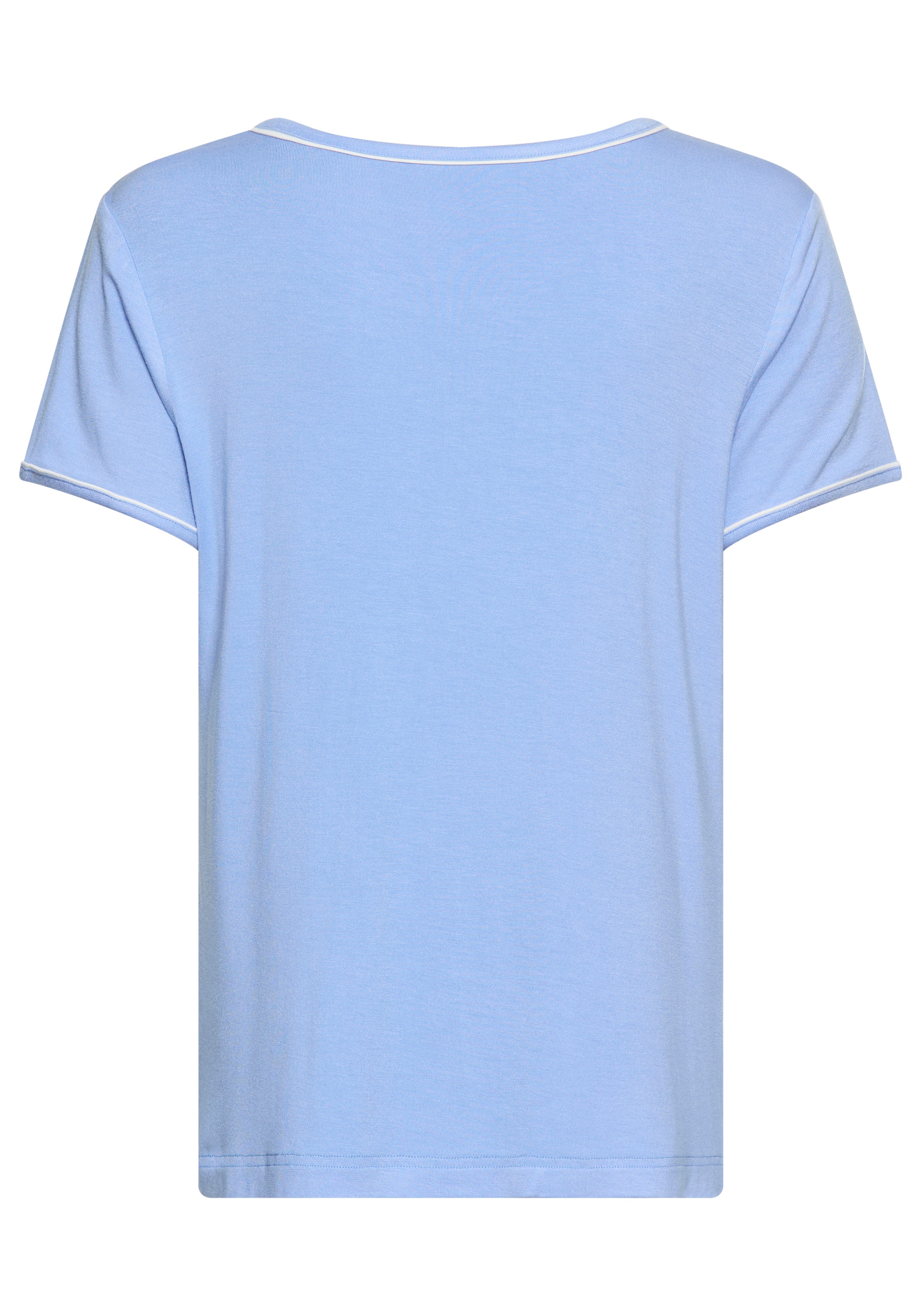 s.Oliver Pyjamaoberteil 1-teilig, mit kleiner Kontrast-Paspel günstig online kaufen