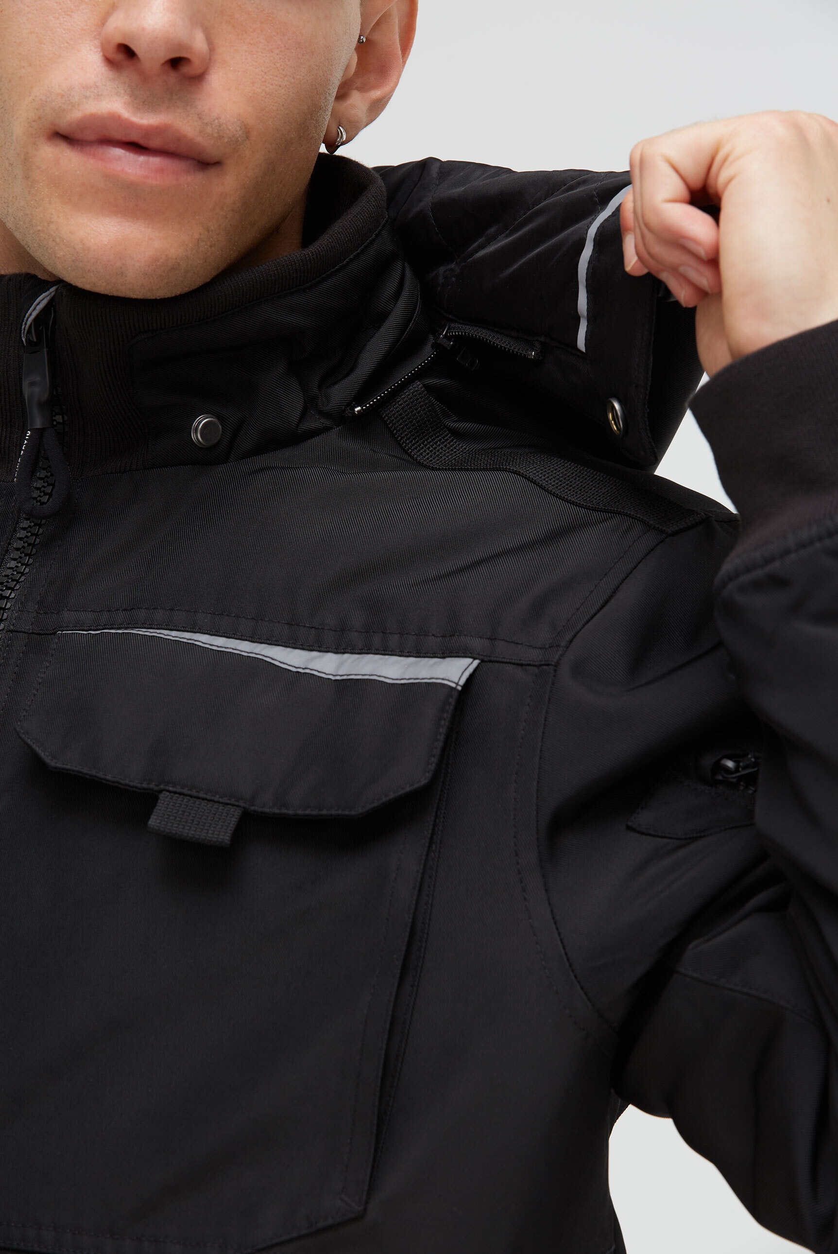 CAMP DAVID Outdoorjacke, mit Kapuze, mit abtrennbarer Kapuze