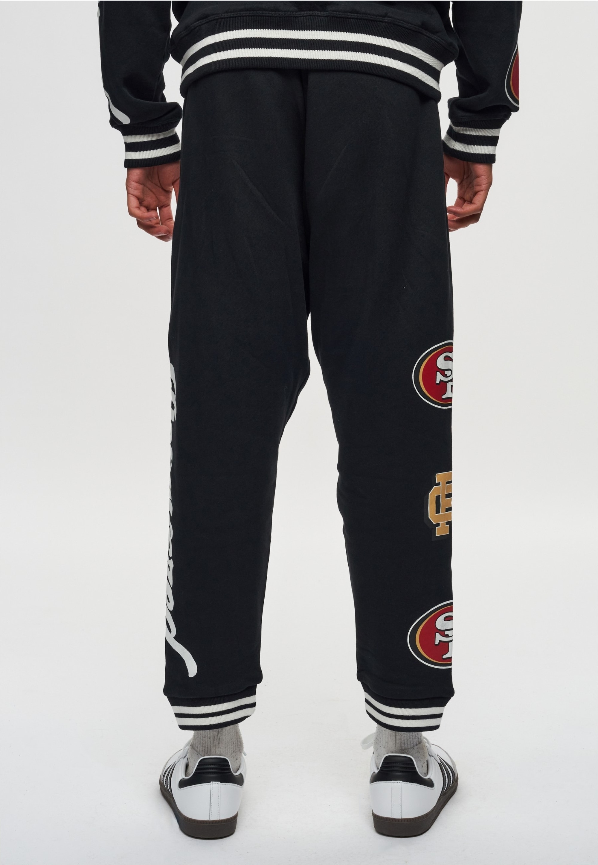 Recovered Sweathose »NFL 49ERS Go Niner«, (1 tlg.), mit gestreiften Bündchen