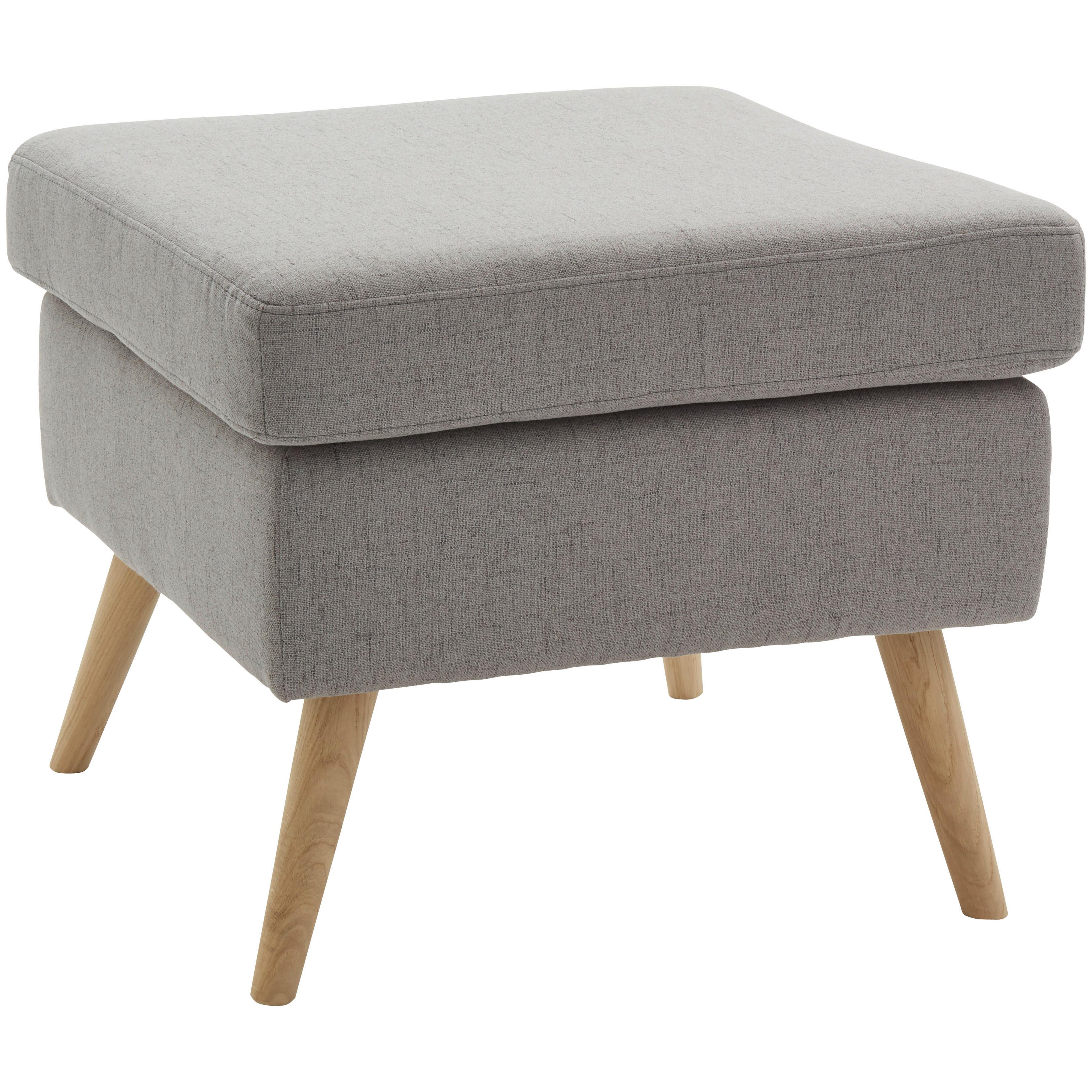 OTTO home Hocker "Salla" Bezug auch in Luxus-Microfaser in Teddyfelloptik