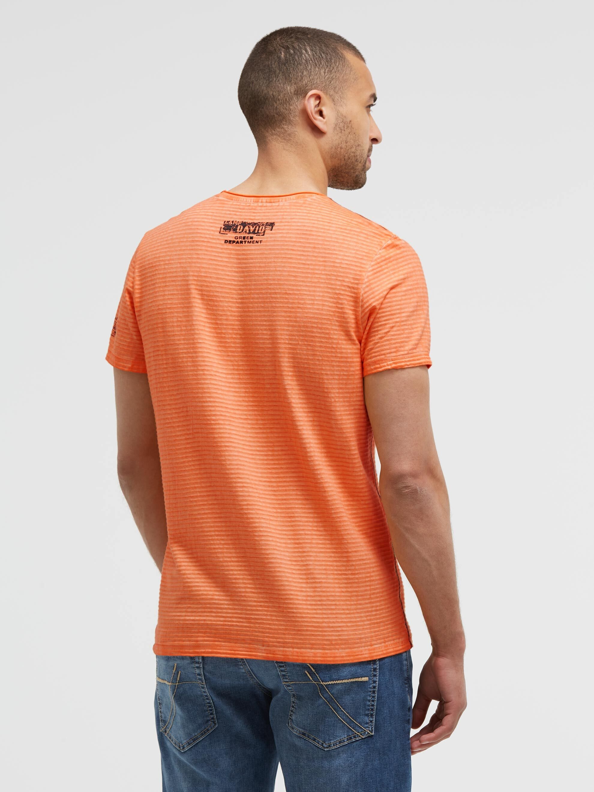 CAMP DAVID Rundhalsshirt mit Stickerei