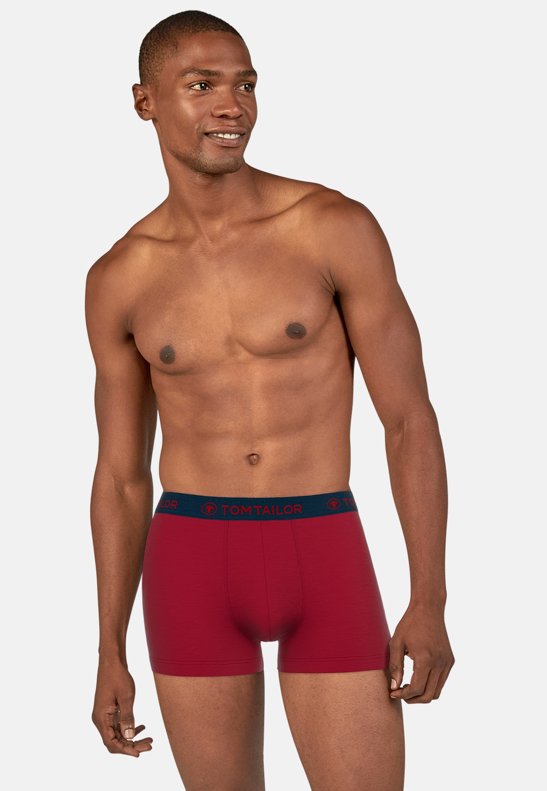 TOM TAILOR Boxershorts, (3er-Pack), mit Logobund