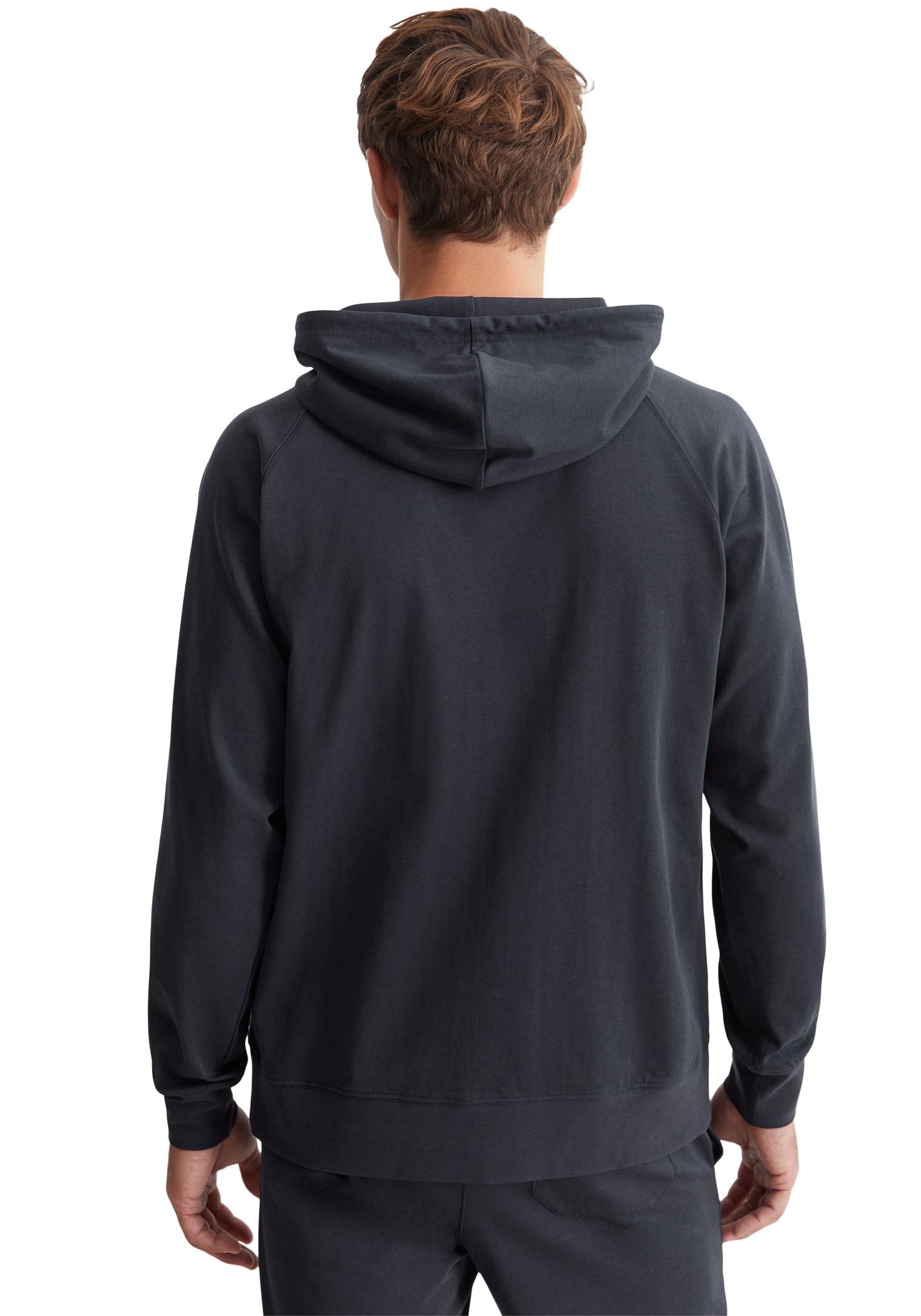 Marc O'Polo Sweatjacke »Heavy Jersey«, mit dezentem Logodruck