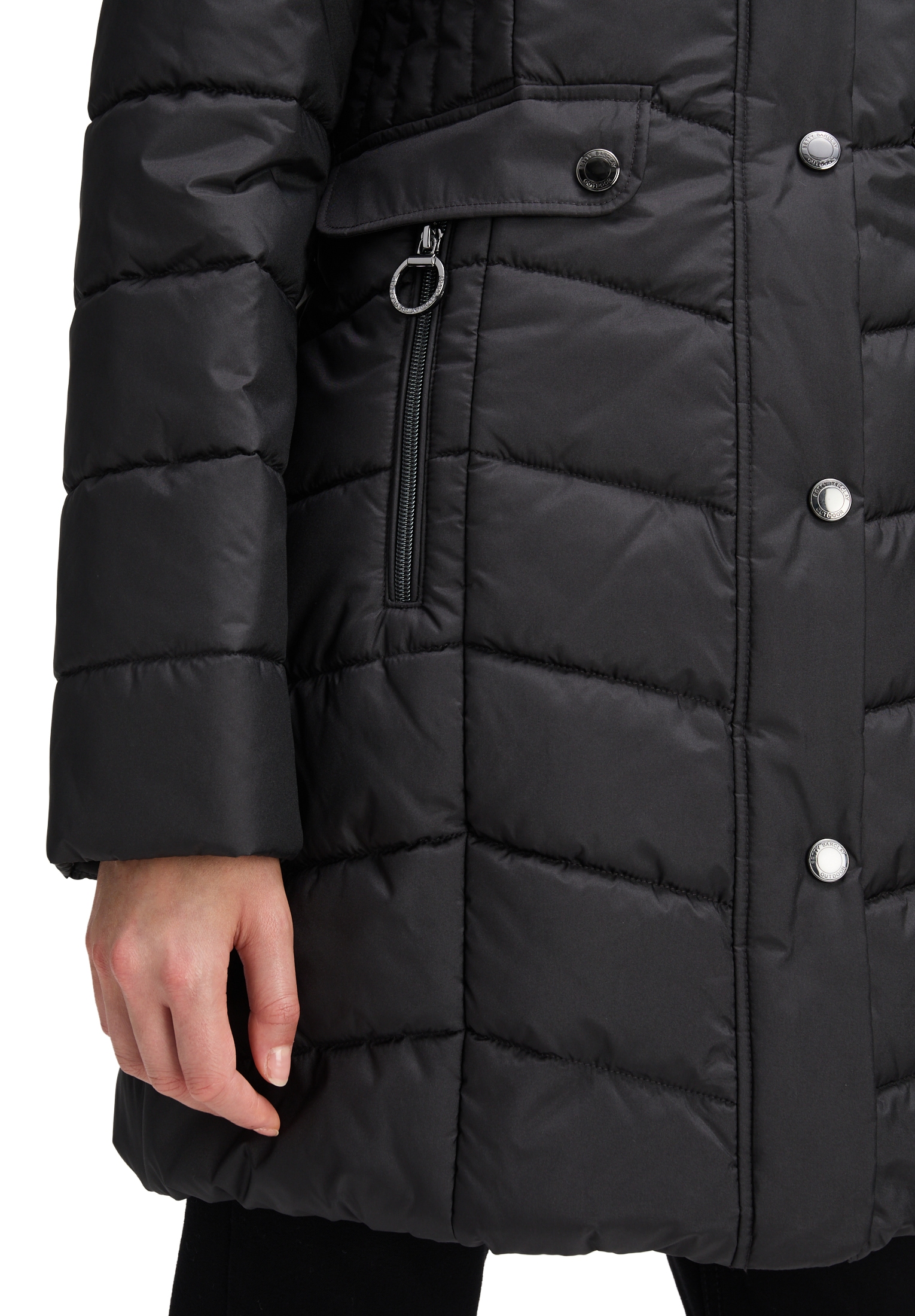 Betty Barclay Outdoorjacke »Damen Outdoorjacke mit abnehmbarer Kapuze« mit Kapuze