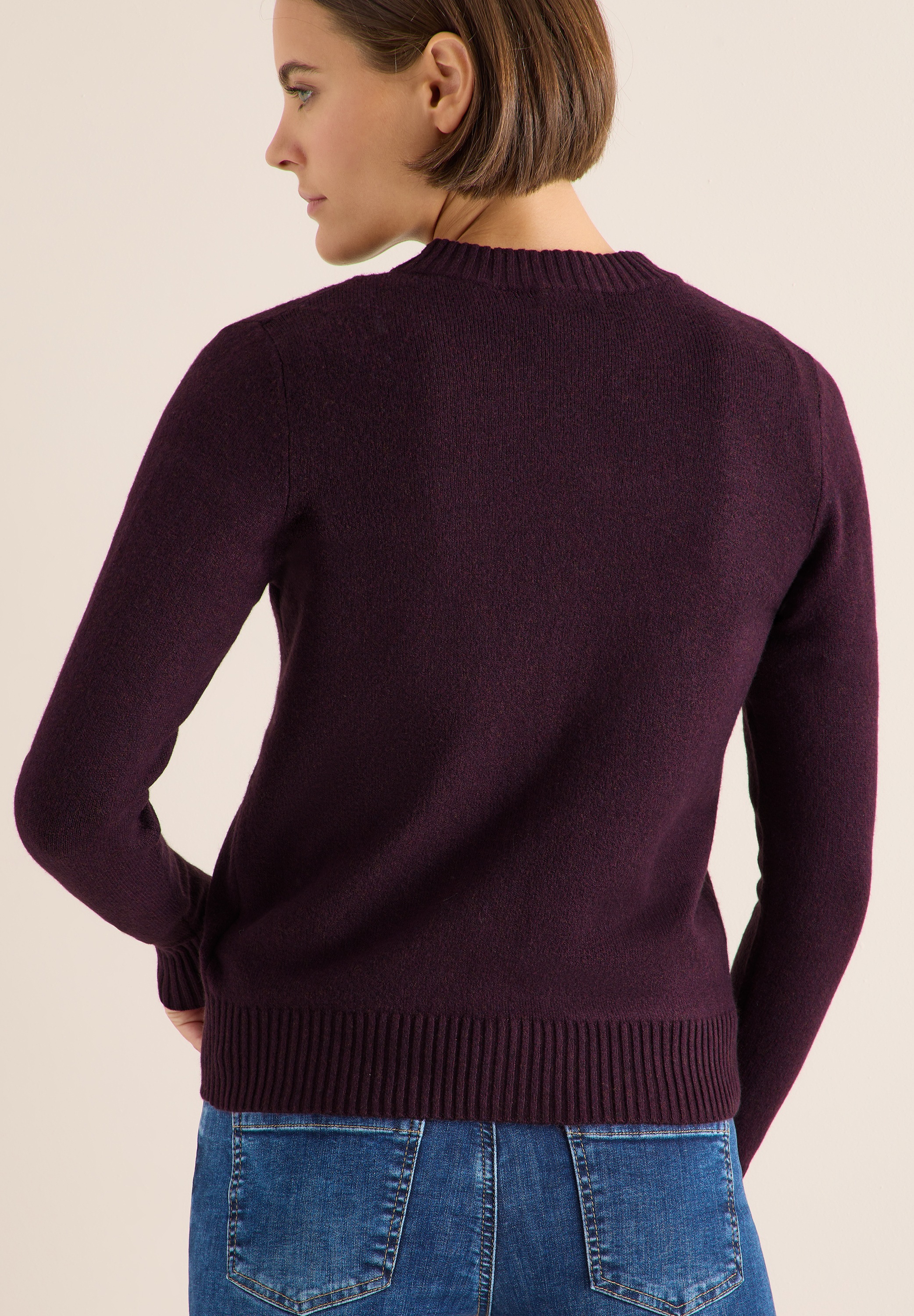 Thumbnail - Cecil Cardigan mit Rippbündchen