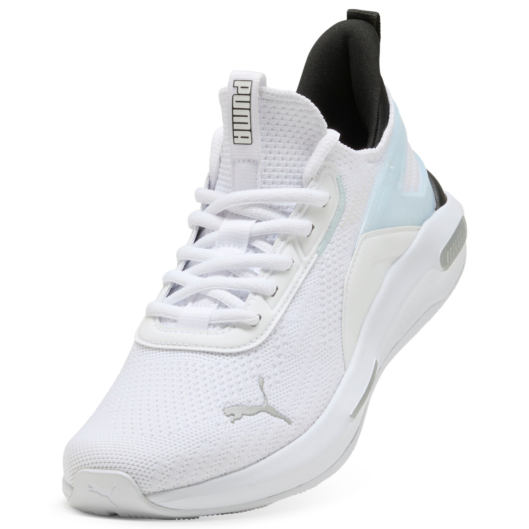 Puma Softride Enzo 5 Hype Sneaker White Silver Black 6