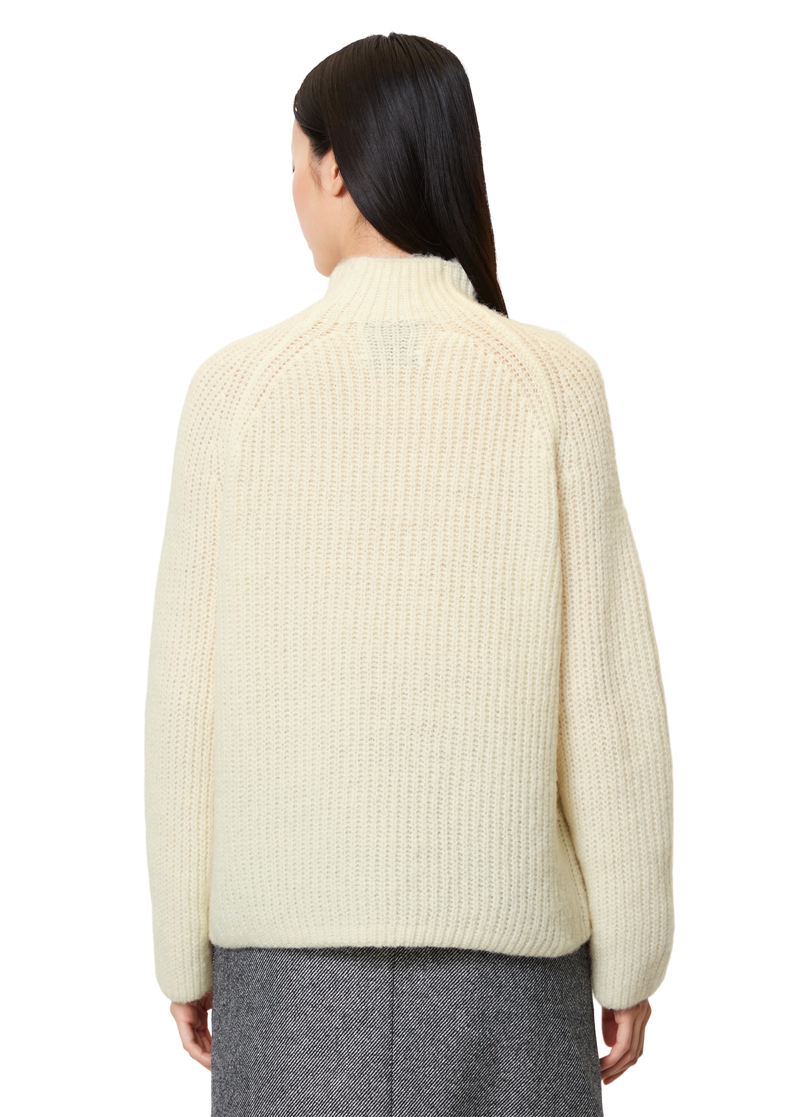Marc O'Polo Strickpullover »aus flauschigem Schurwolle-Alpakawolle-Mix«