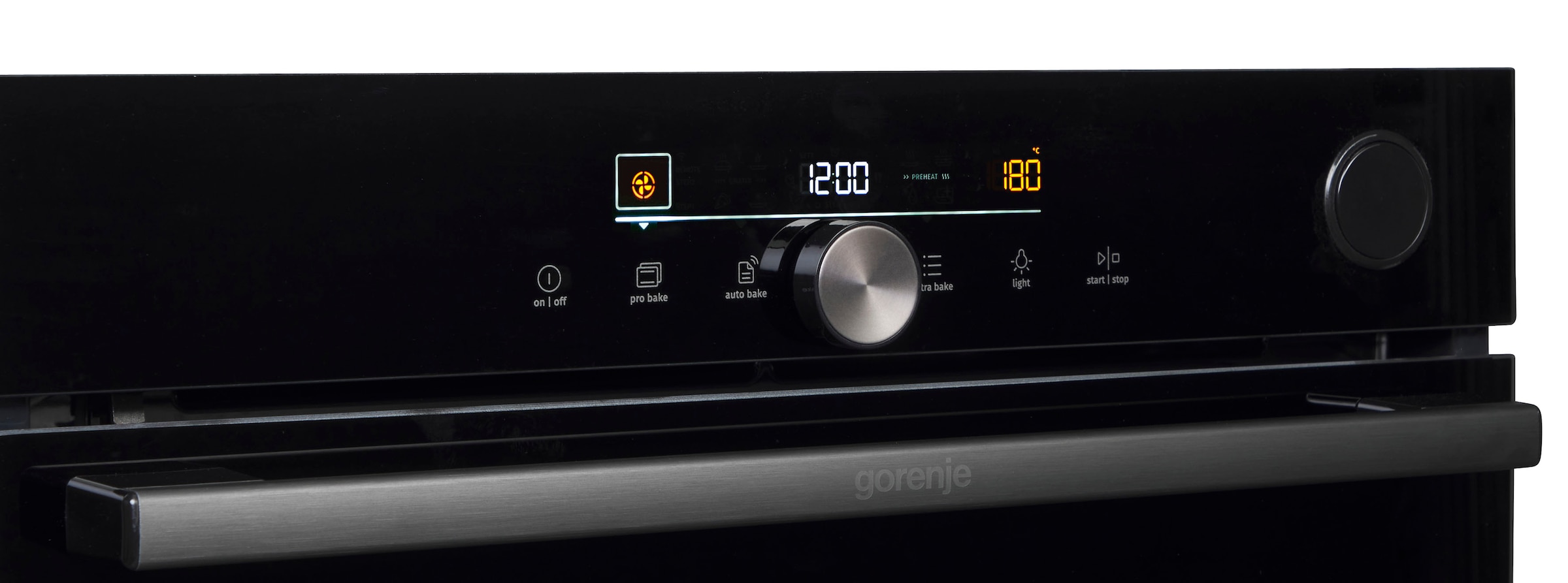 GORENJE Pyrolyse Backofen  »BPSA6747DGWI«, mit 2-fach-Teleskopauszug, Pyrolyse-Selbstreinigung, AirFry-Funktion